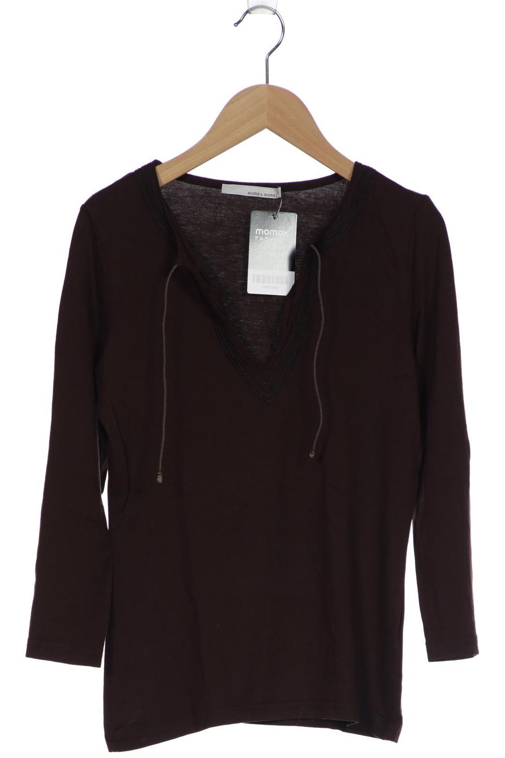 

More & More Damen Langarmshirt, braun