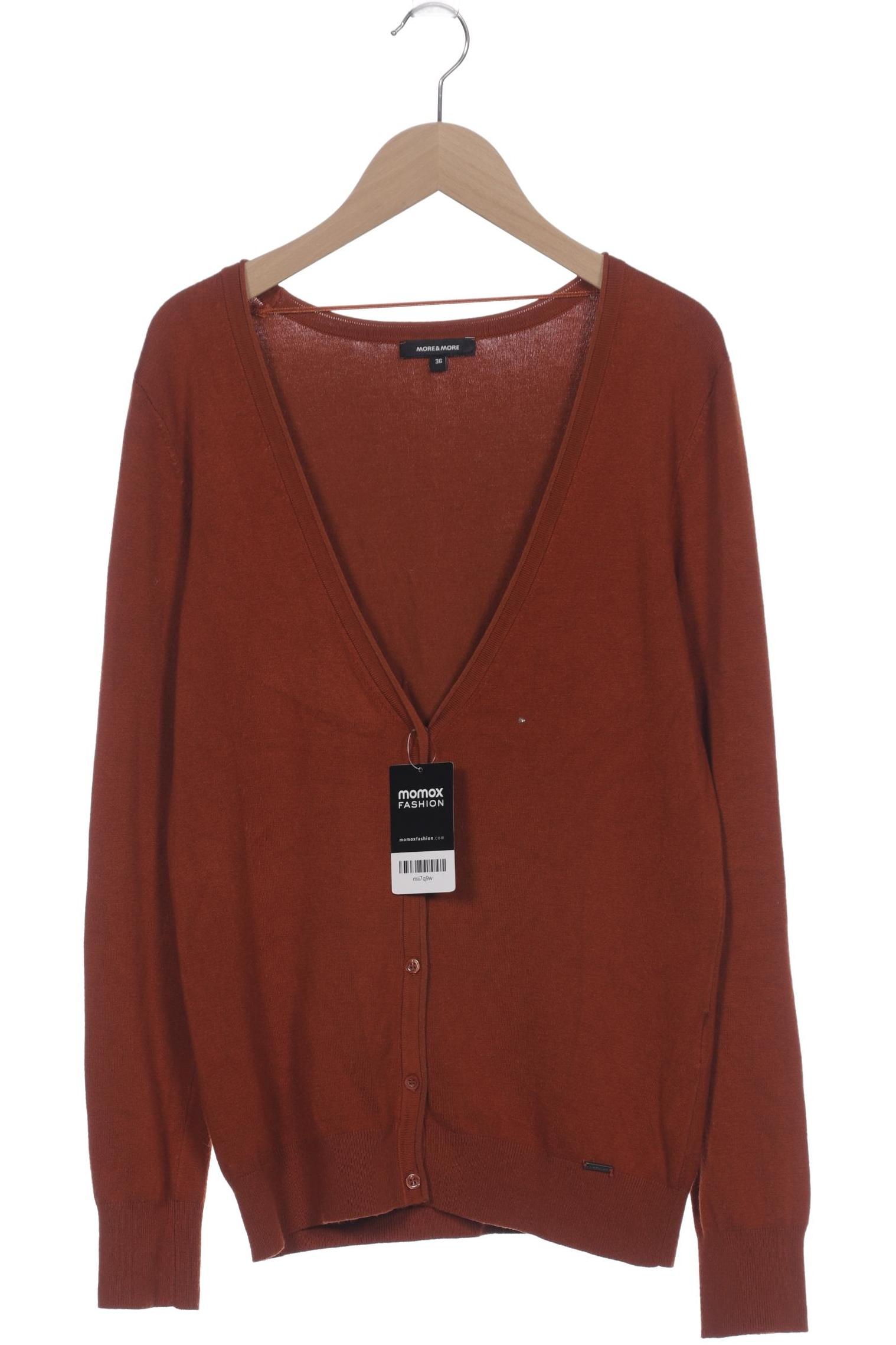 

More & More Damen Strickjacke, orange, Gr. 36