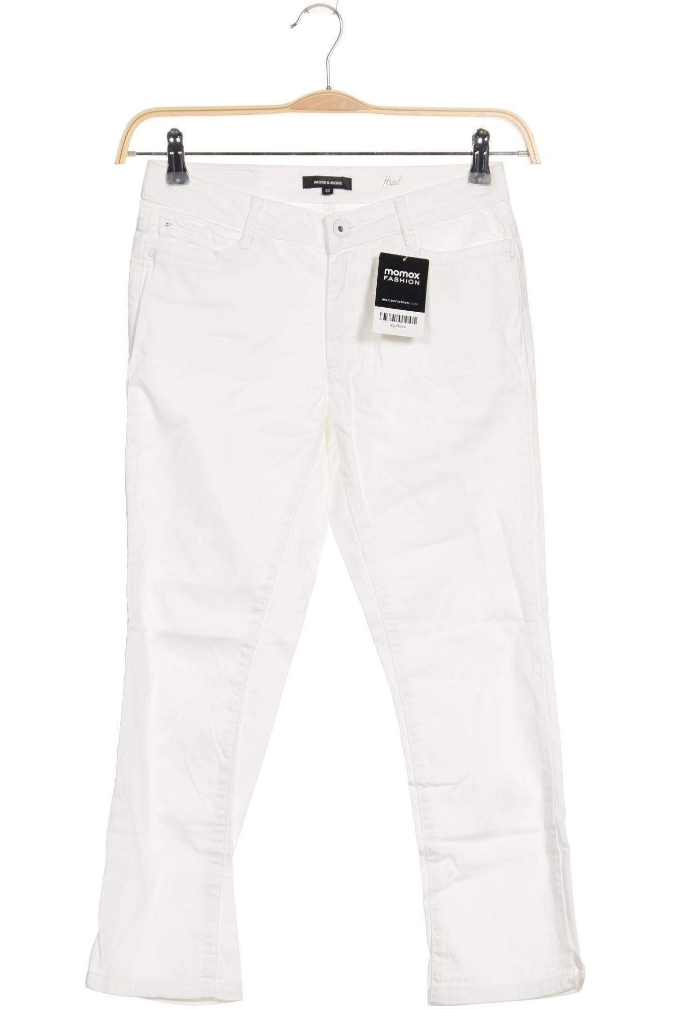 

More & More Damen Jeans, weiß, Gr. 32
