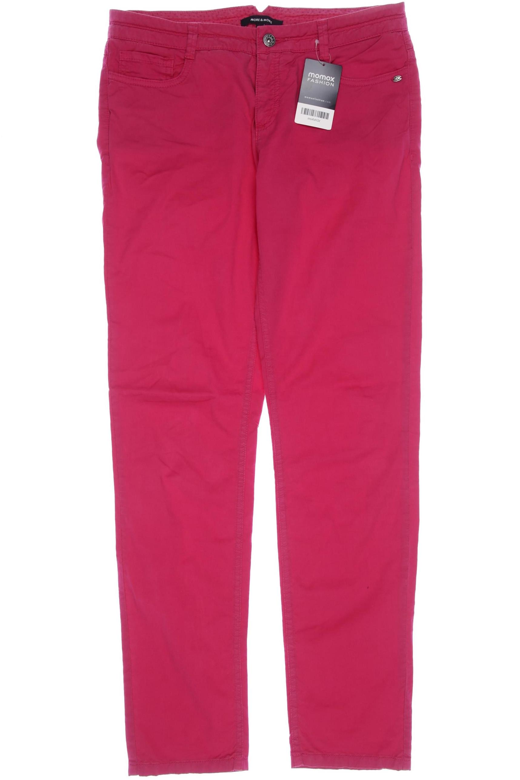 

More & More Damen Stoffhose, pink, Gr. 36