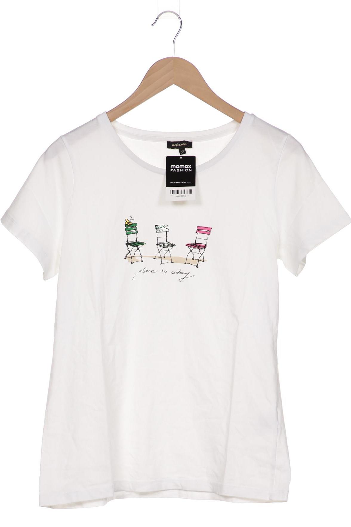 

More & More Damen T-Shirt, weiß, Gr. 42