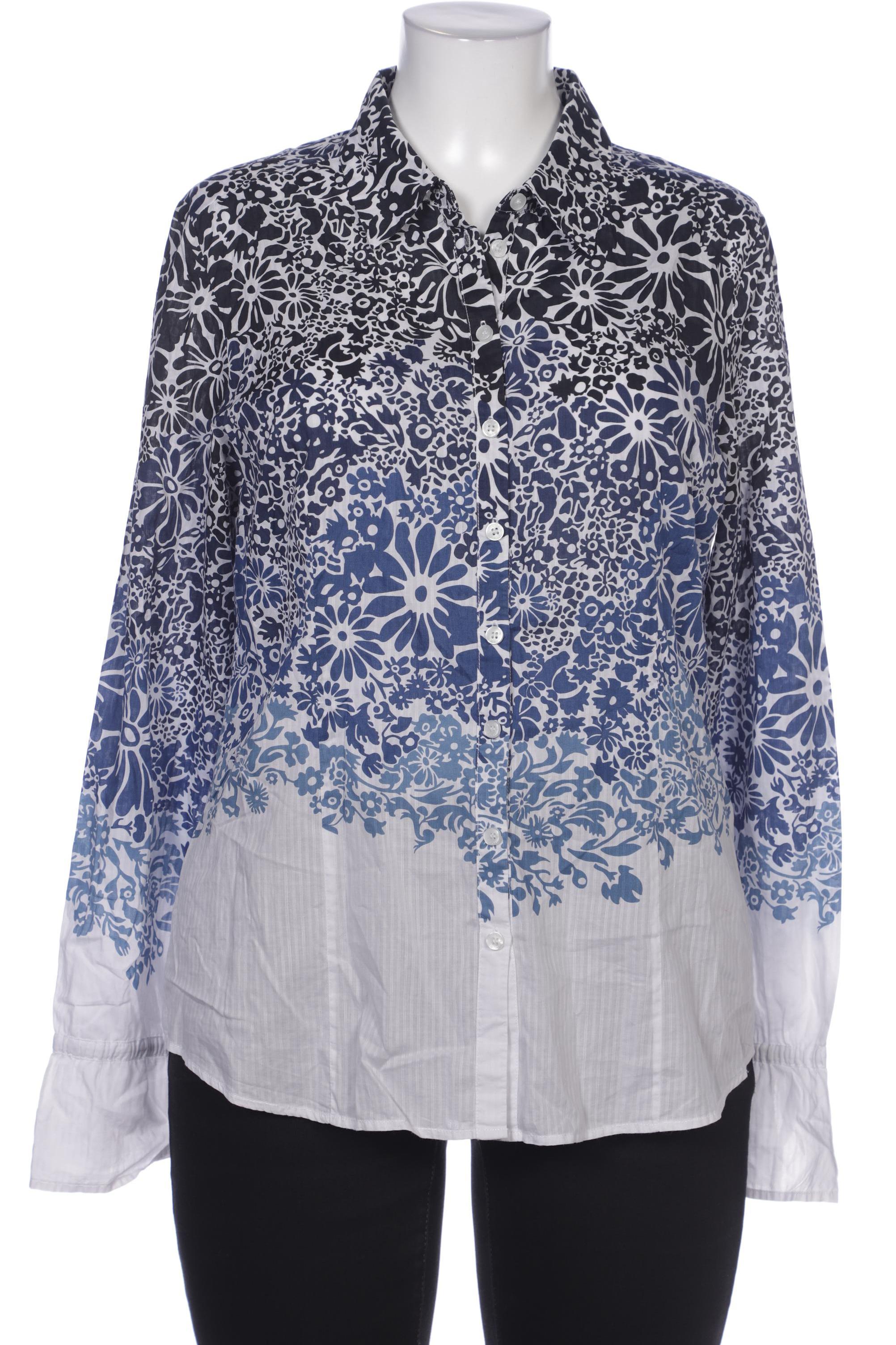 

More & More Damen Bluse, blau, Gr. 44