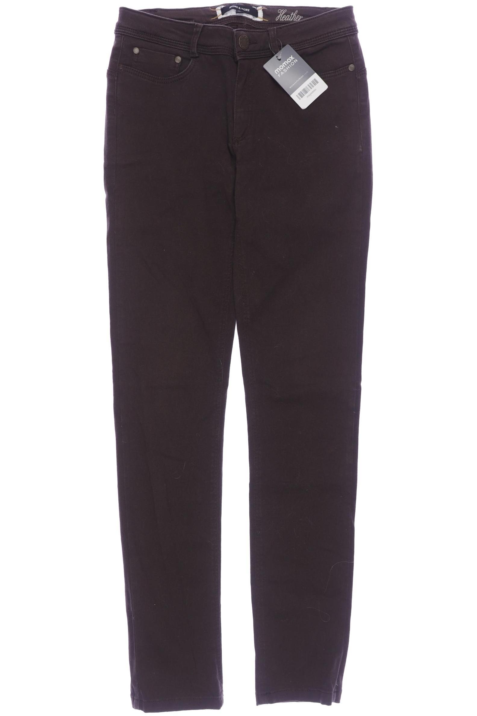 

More & More Damen Jeans, braun, Gr. 34