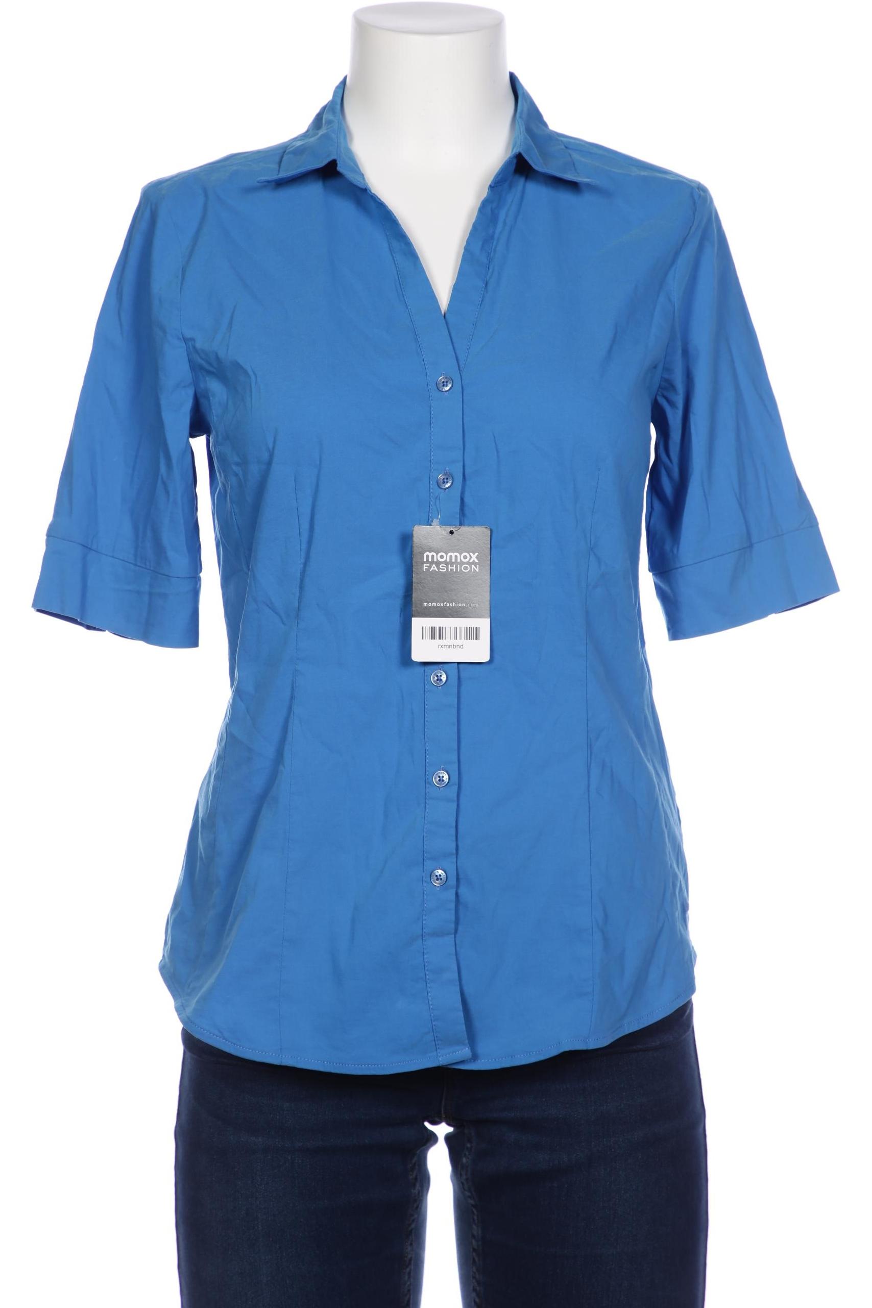 

More & More Damen Bluse, blau, Gr. 40