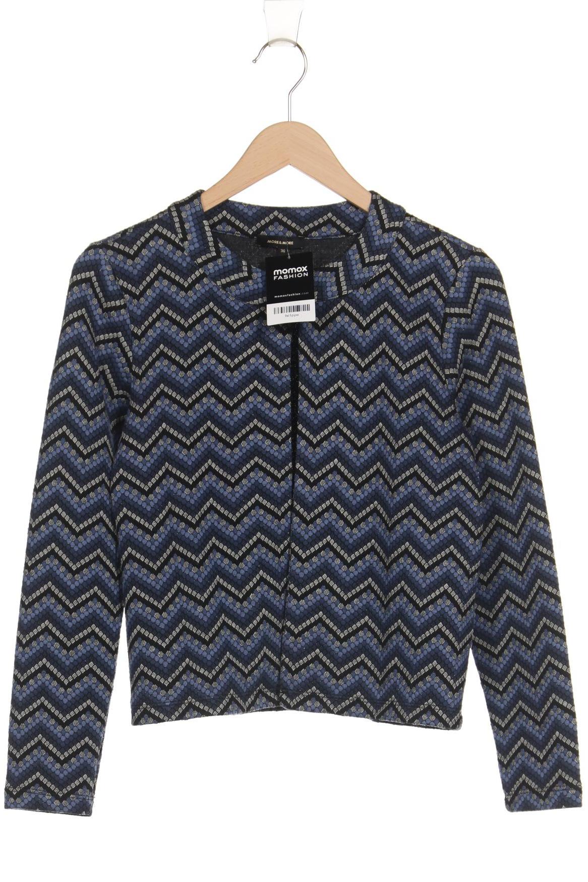 

More & More Damen Strickjacke, blau, Gr. 36