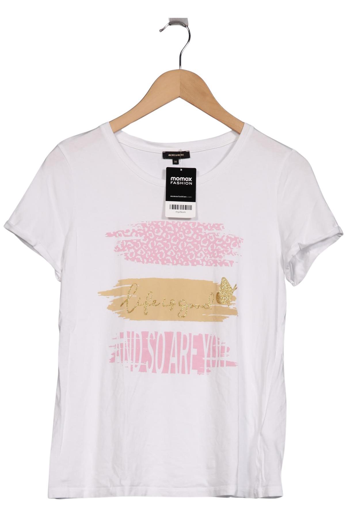 

More & More Damen T-Shirt, weiß, Gr. 38