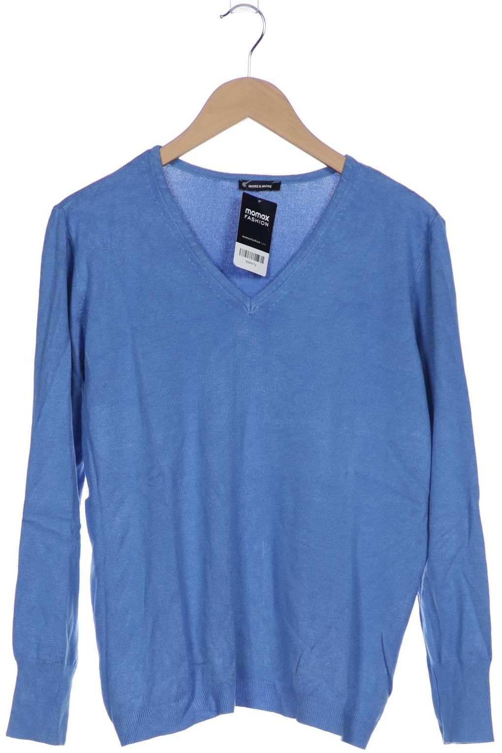 

More & More Damen Pullover, blau, Gr. 46