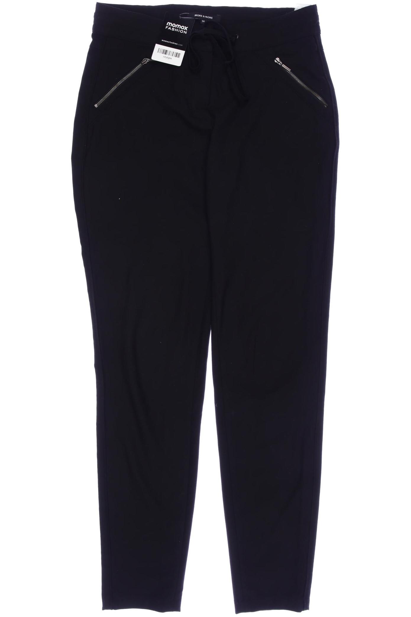 

More & More Damen Stoffhose, schwarz, Gr. 34