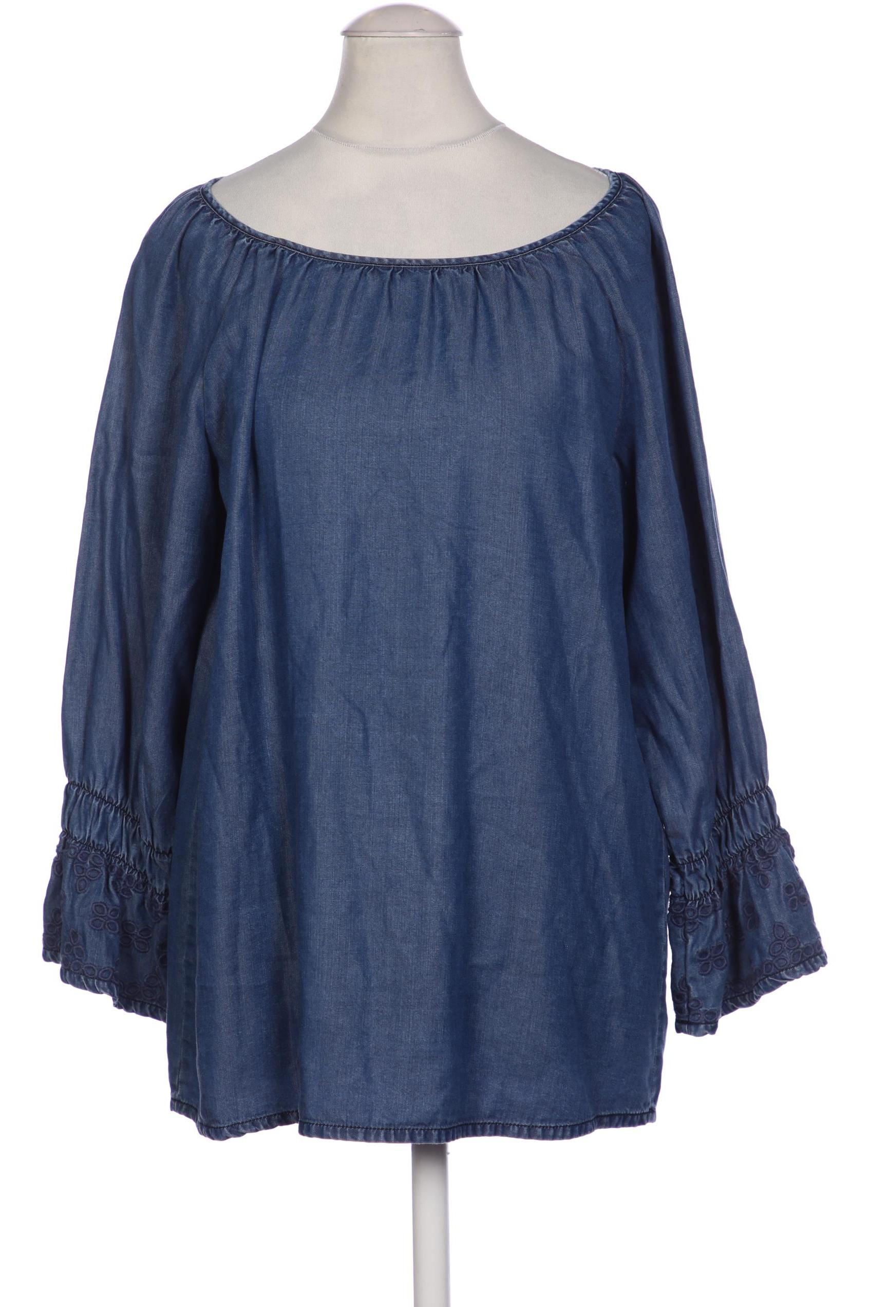 

More & More Damen Bluse, blau, Gr. 36