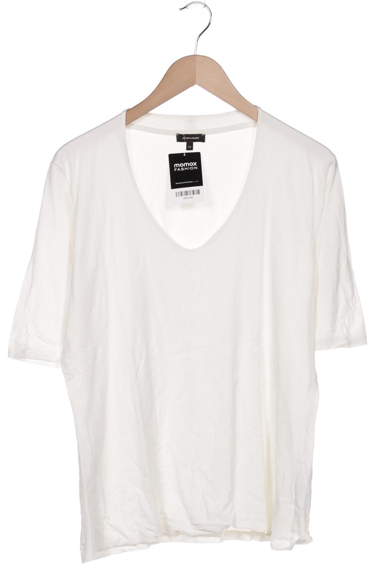 

More & More Damen T-Shirt, weiß, Gr. 46
