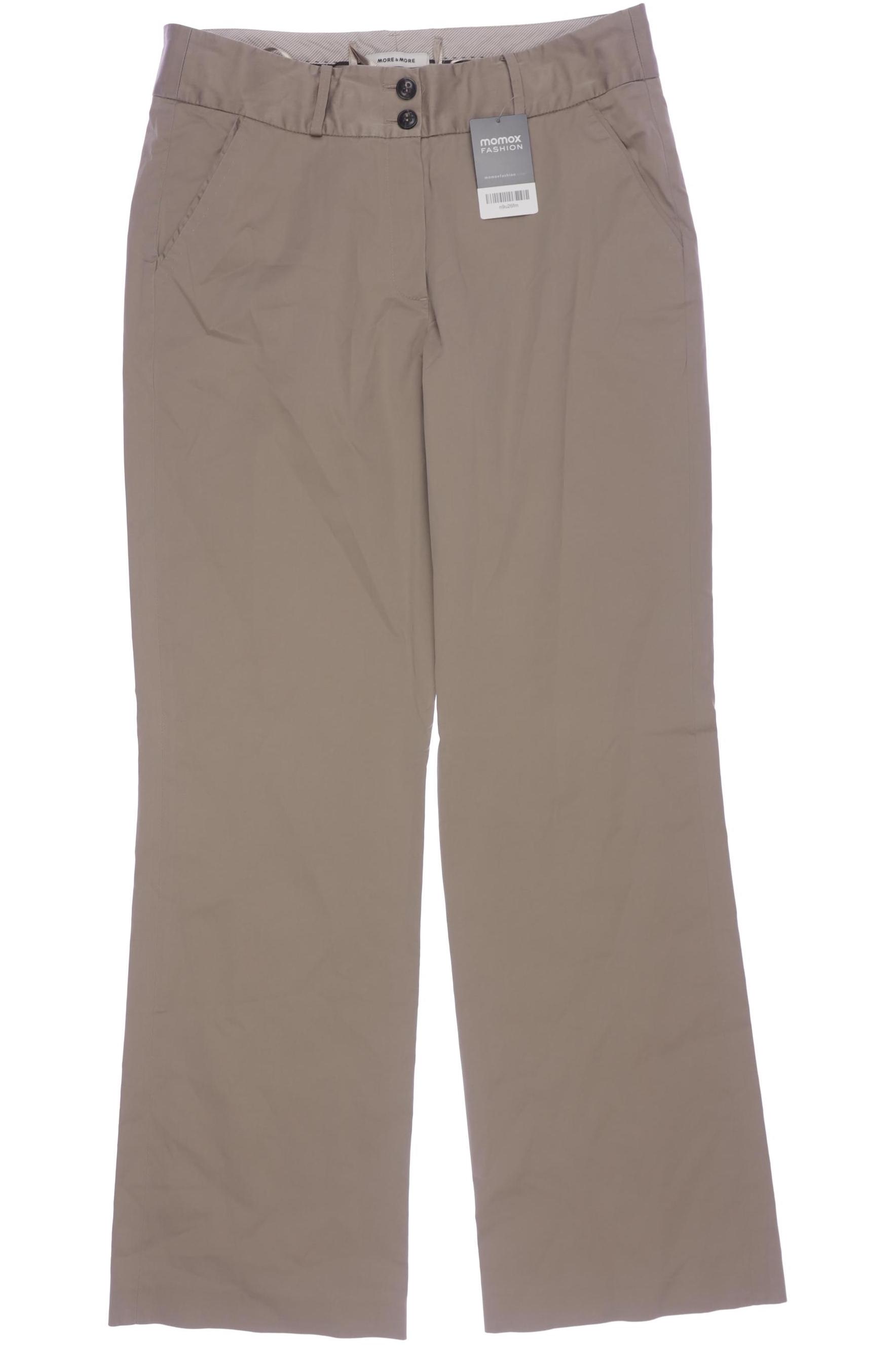 

More & More Damen Stoffhose, beige, Gr. 42