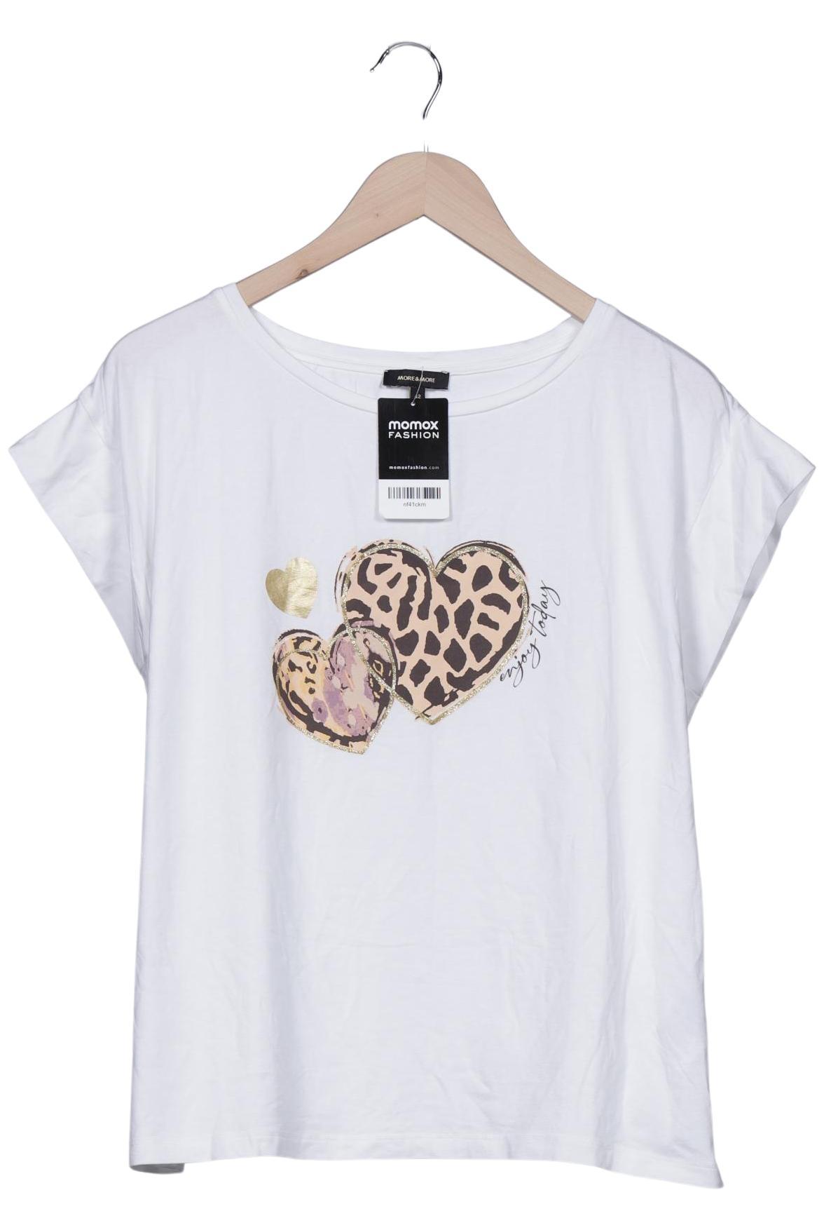 

More & More Damen T-Shirt, weiß, Gr. 42