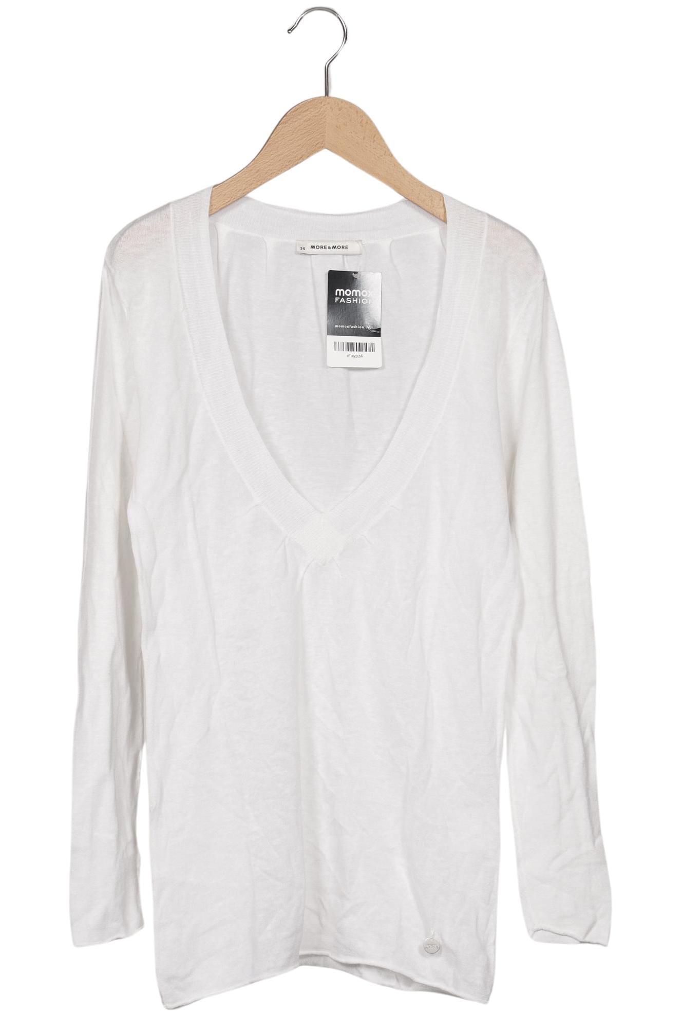 

More & More Damen Pullover, weiß, Gr. 34