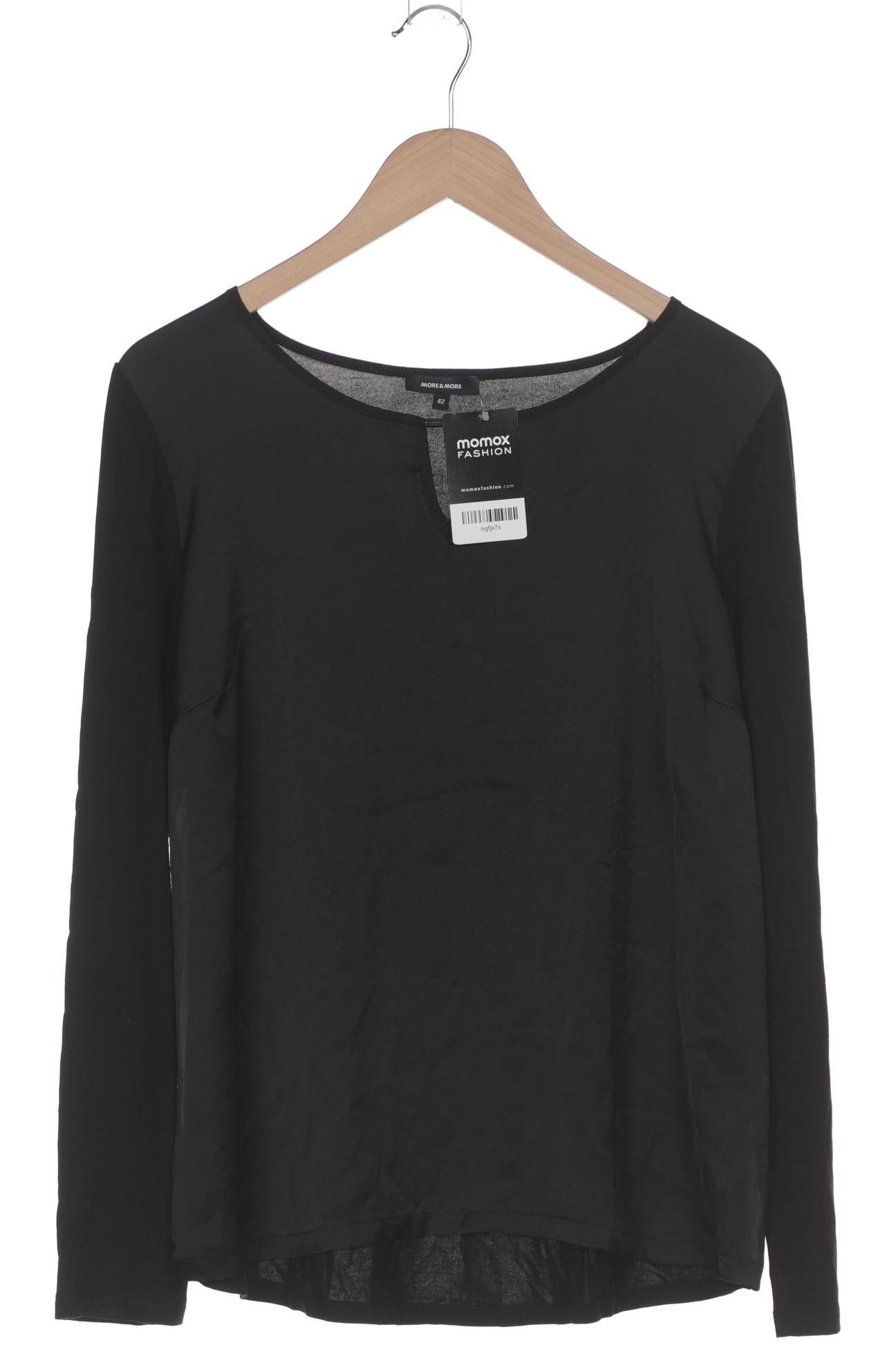 

More & More Damen Langarmshirt, schwarz, Gr. 42