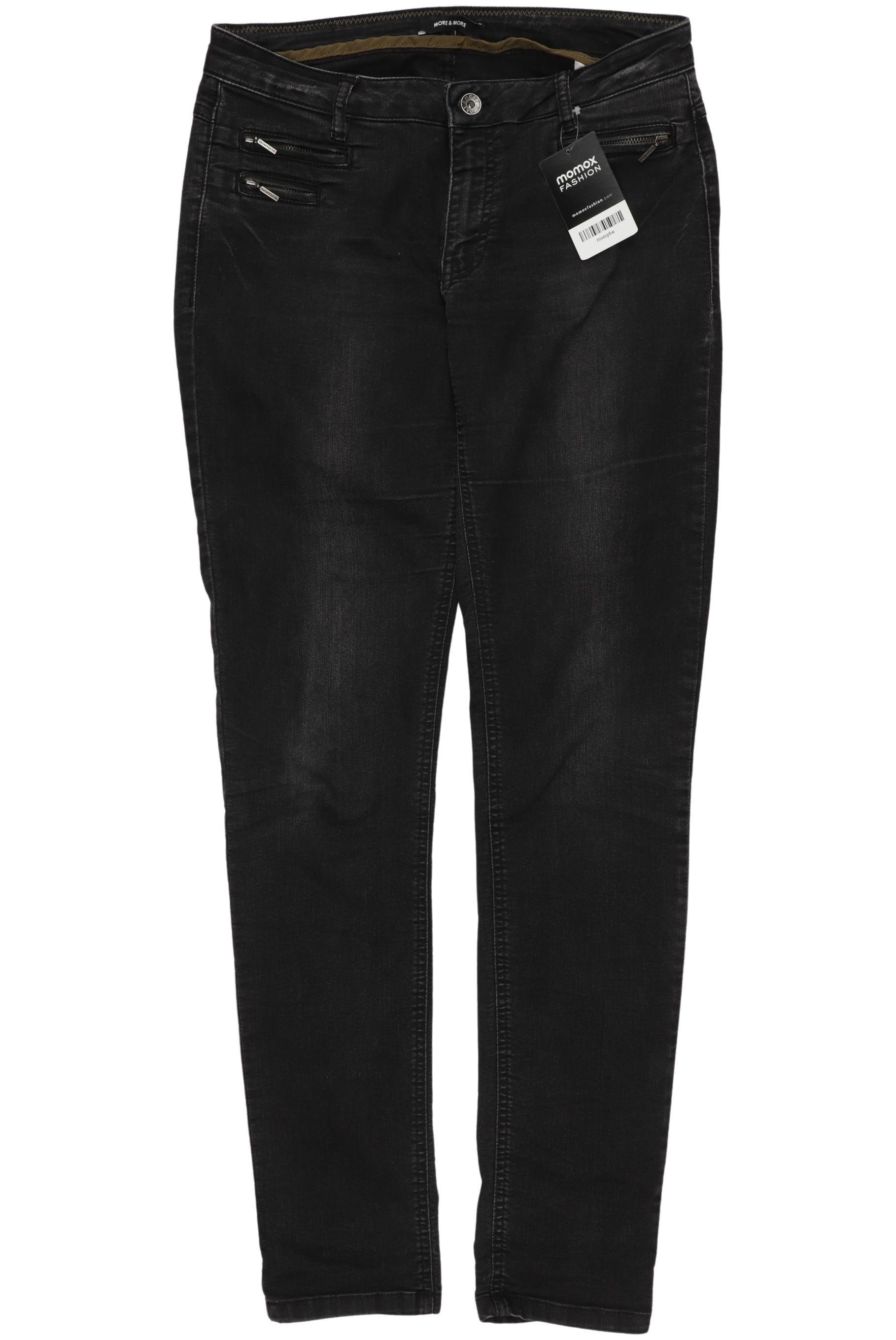 

More & More Damen Jeans, schwarz, Gr. 38