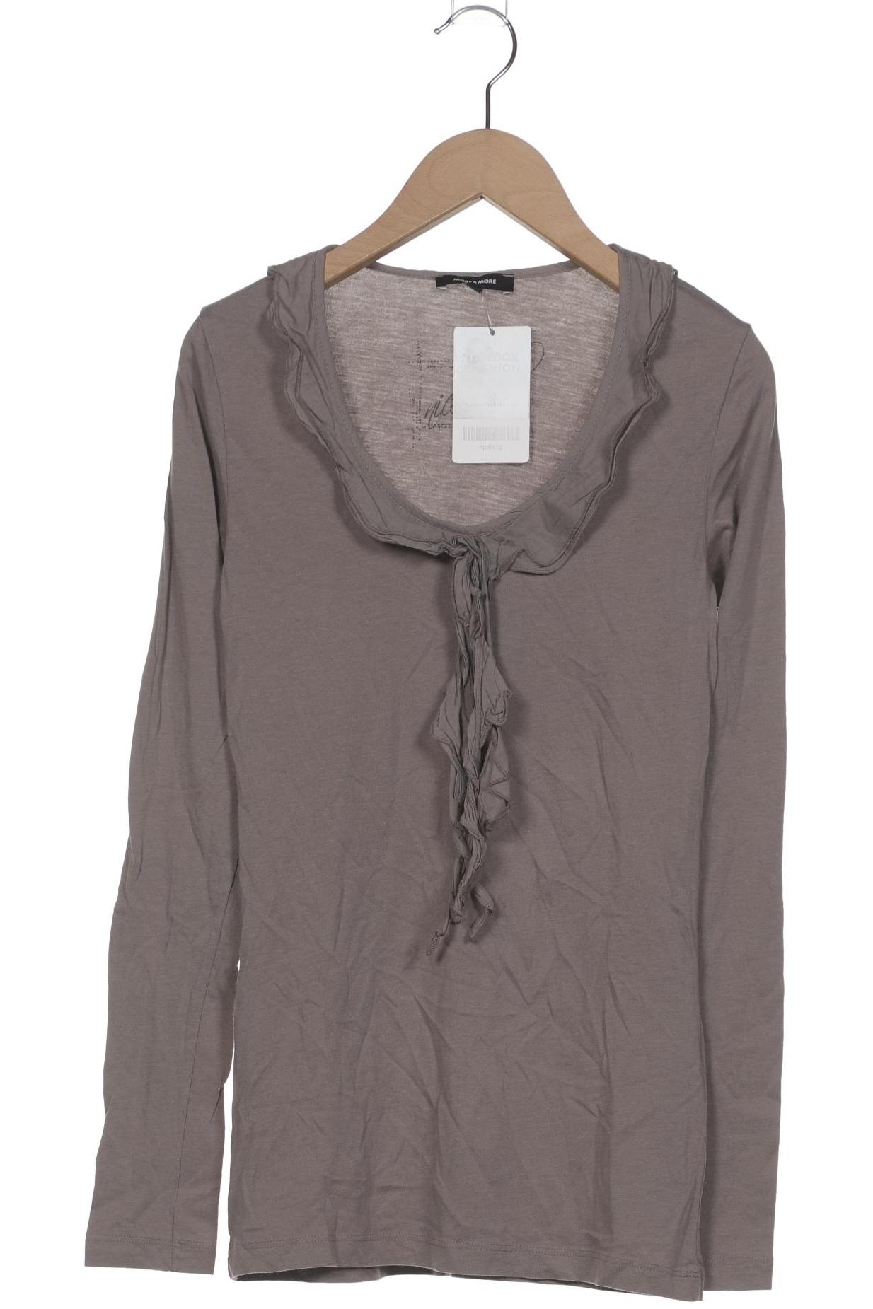 

More & More Damen Langarmshirt, grau, Gr. 34