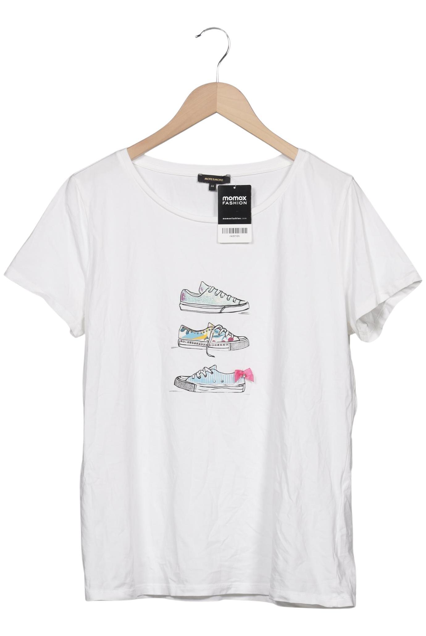 

More & More Damen T-Shirt, weiß, Gr. 44