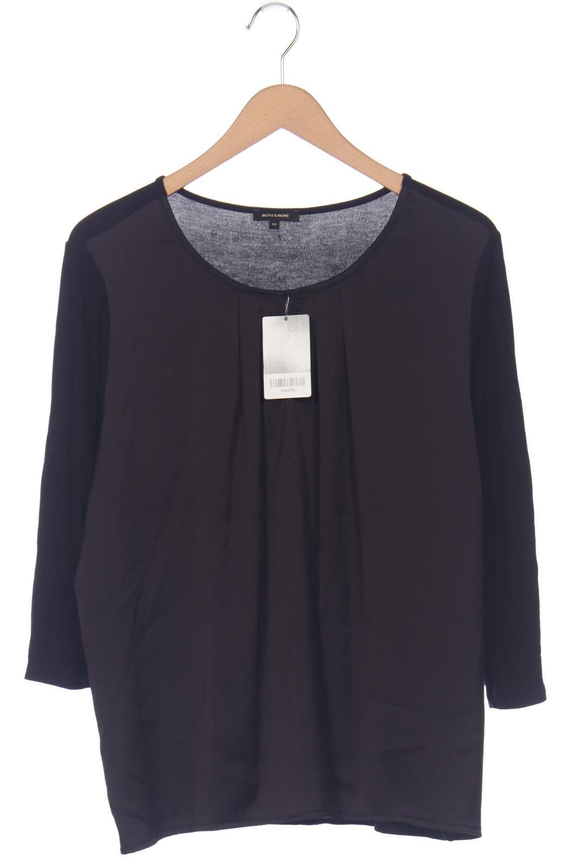 

More & More Damen Langarmshirt, schwarz, Gr. 44