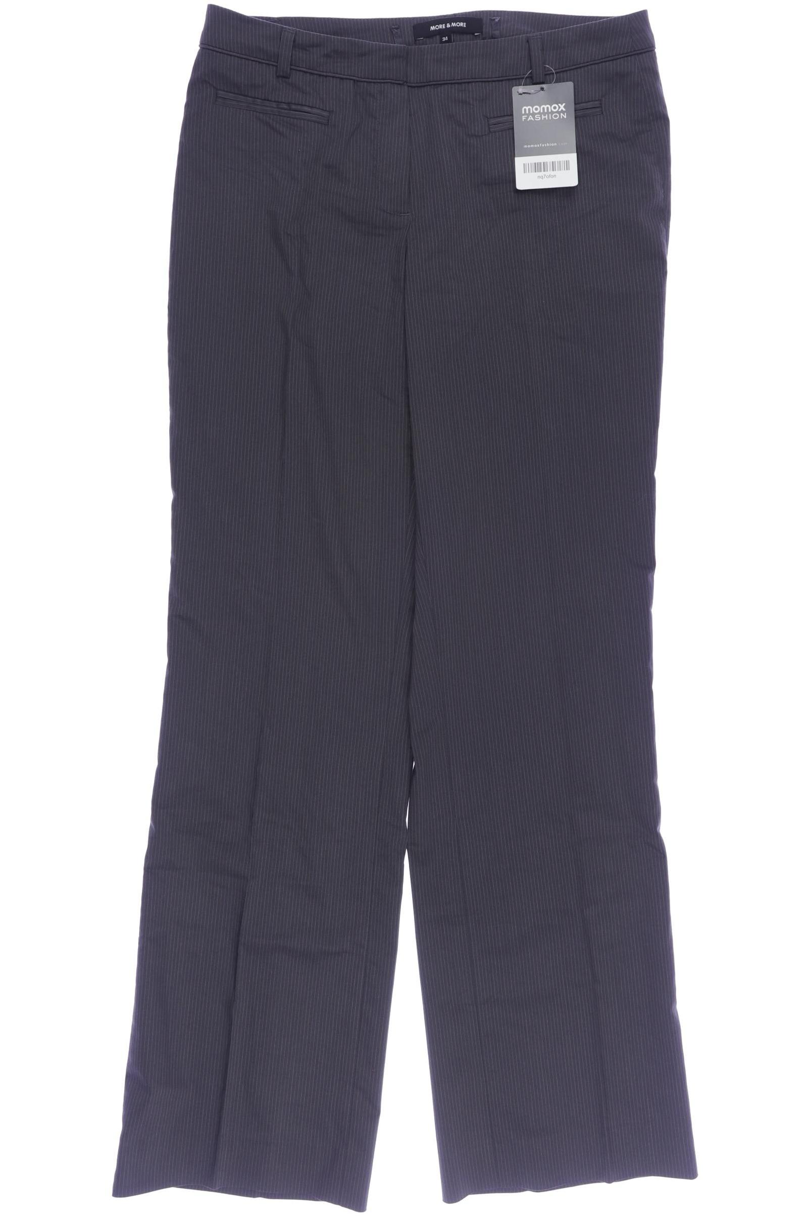 

More & More Damen Stoffhose, grau, Gr. 34