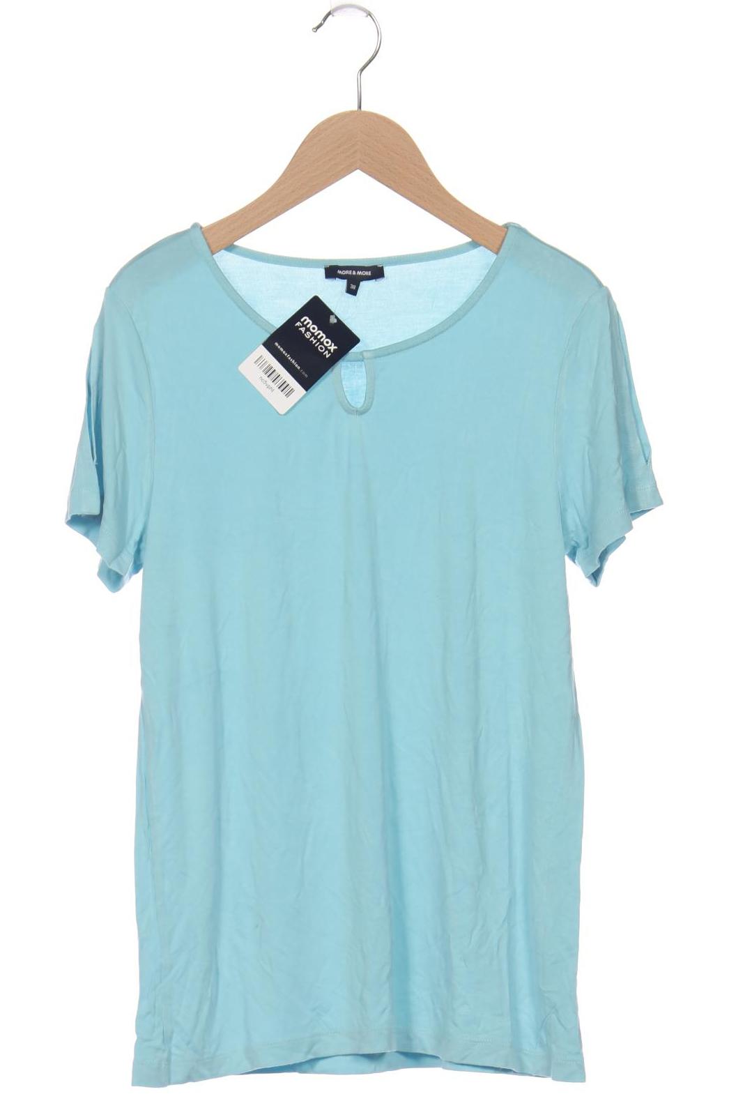 

More & More Damen T-Shirt, blau, Gr. 38