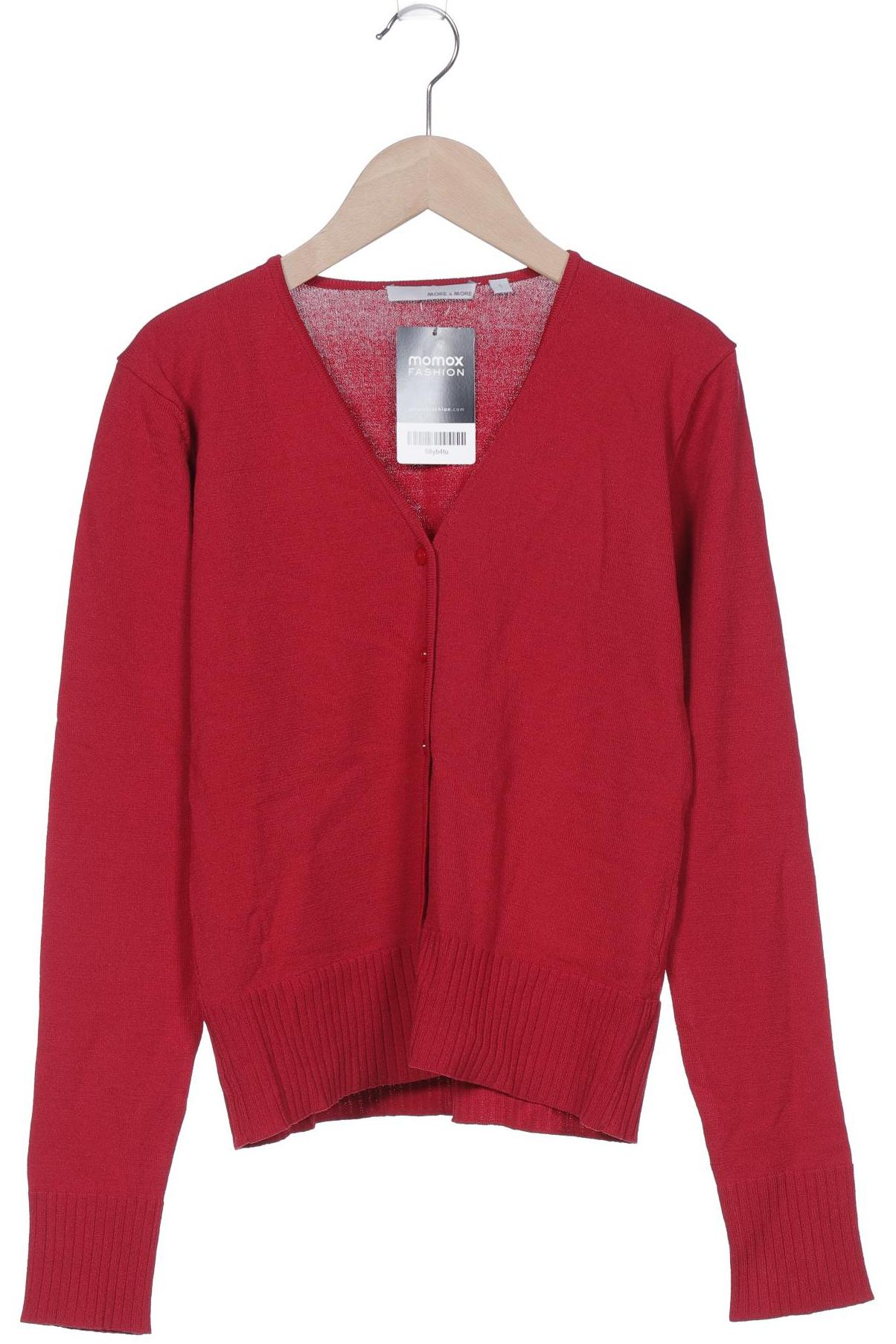 

More & More Damen Strickjacke, rot, Gr. 36
