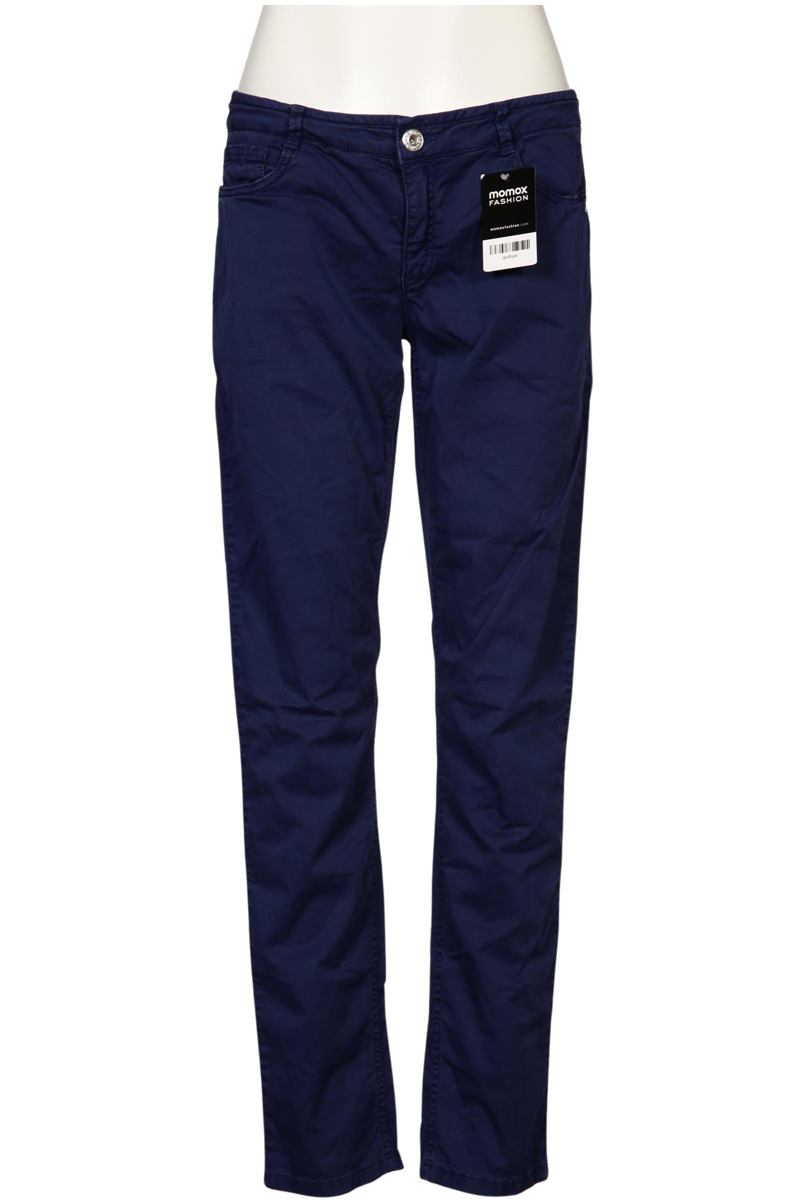 

More & More Damen Stoffhose, blau, Gr. 40