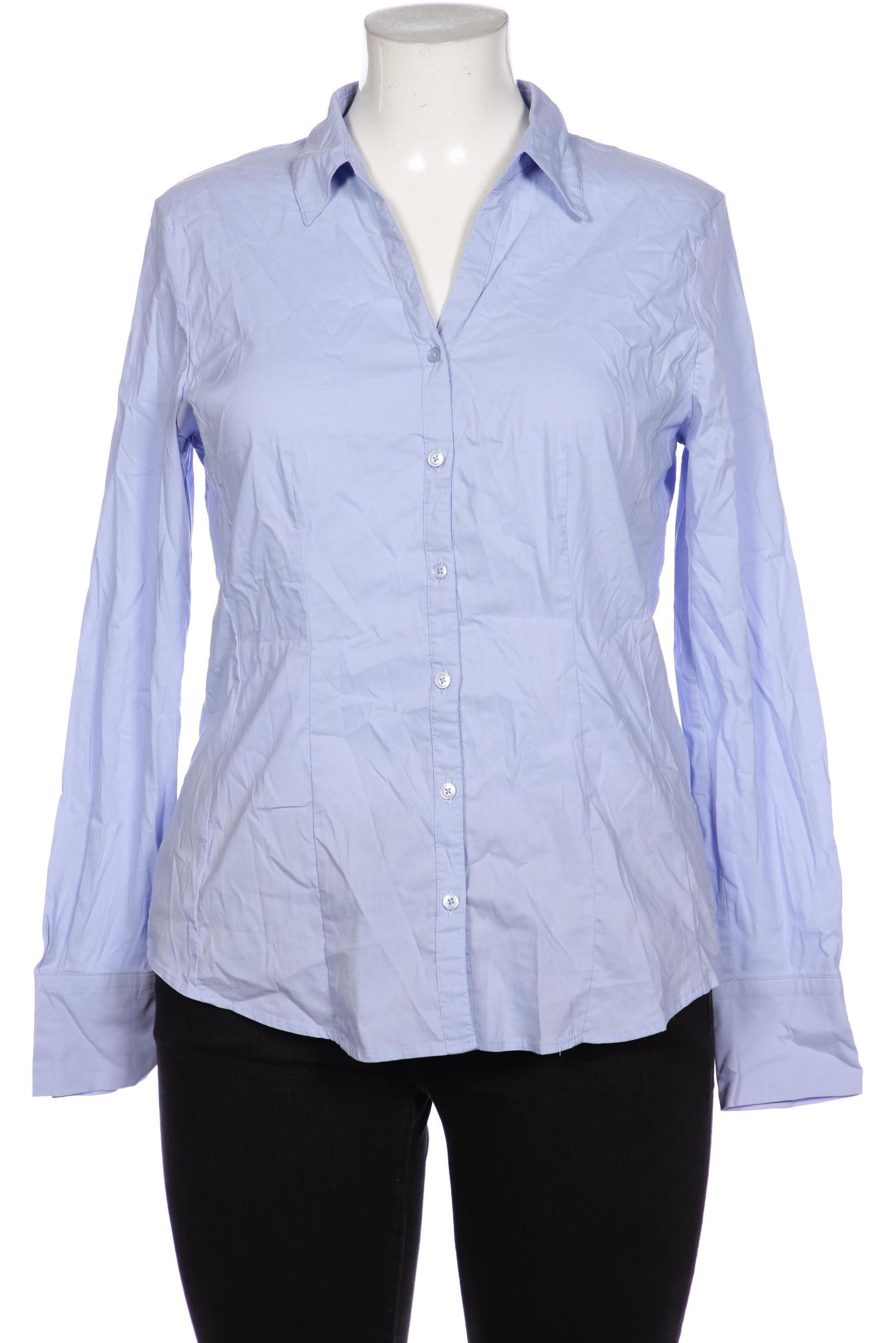 

More & More Damen Bluse, blau, Gr. 44