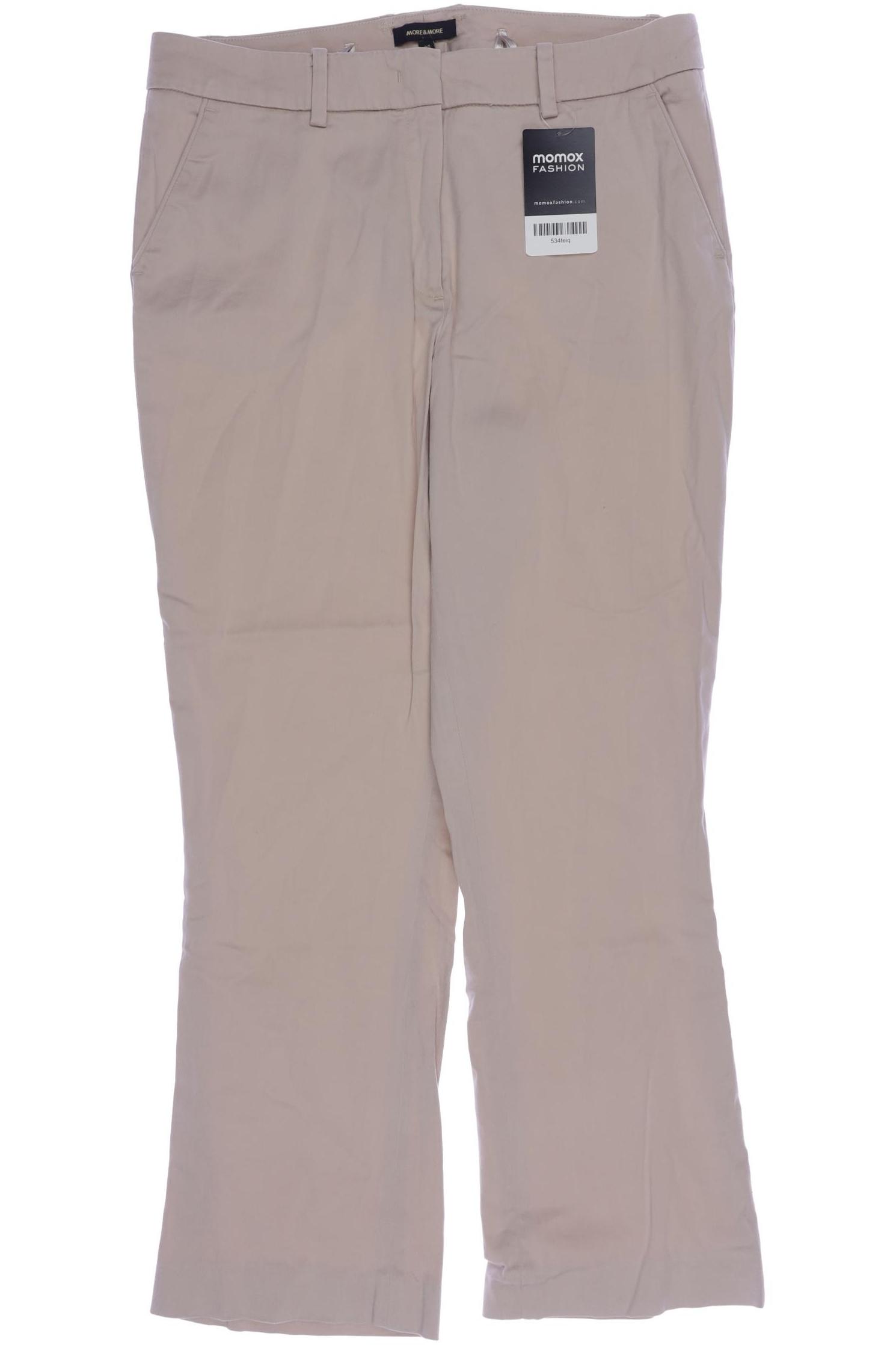 

More & More Damen Stoffhose, beige, Gr. 36