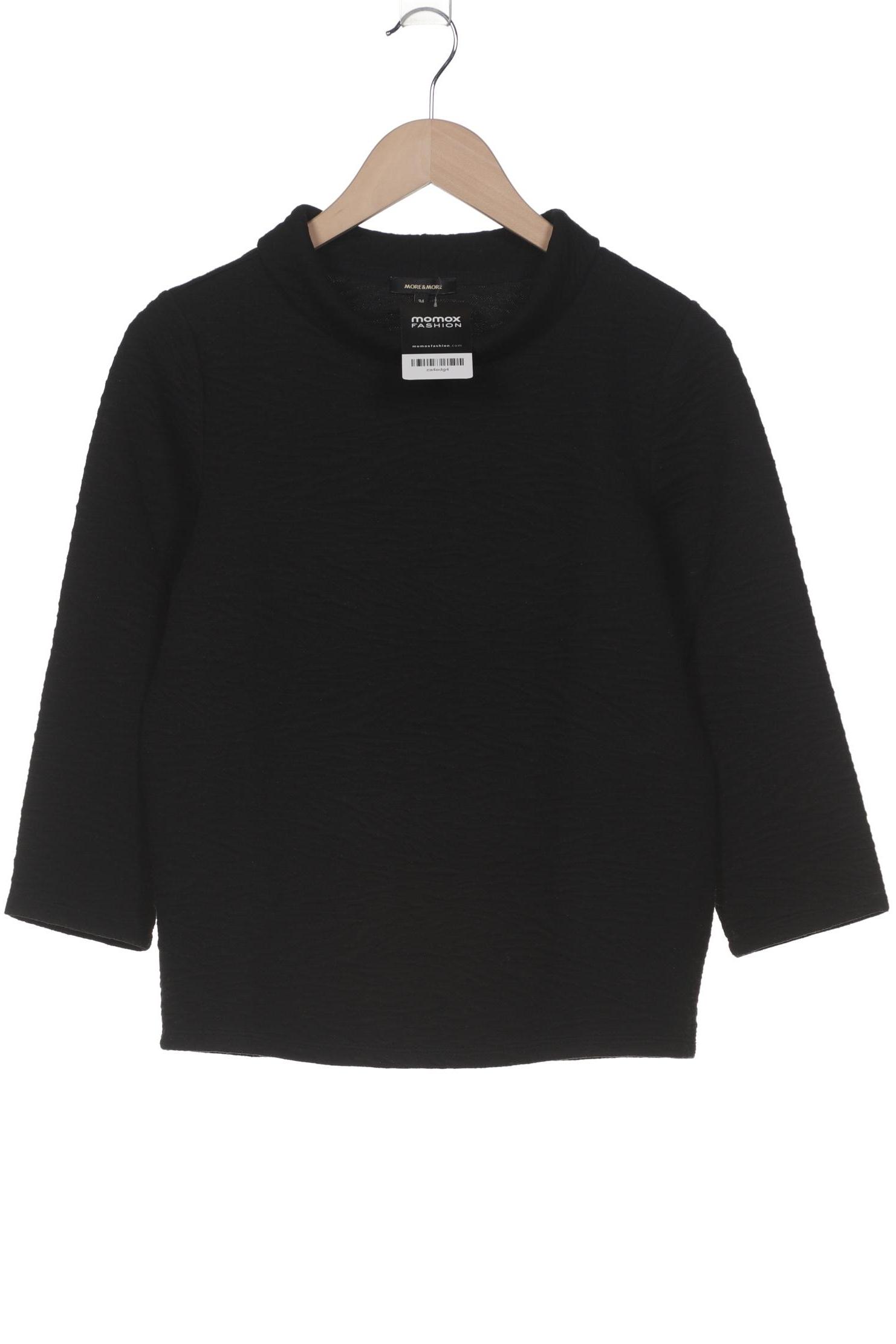 

More & More Damen Sweatshirt, schwarz, Gr. 34