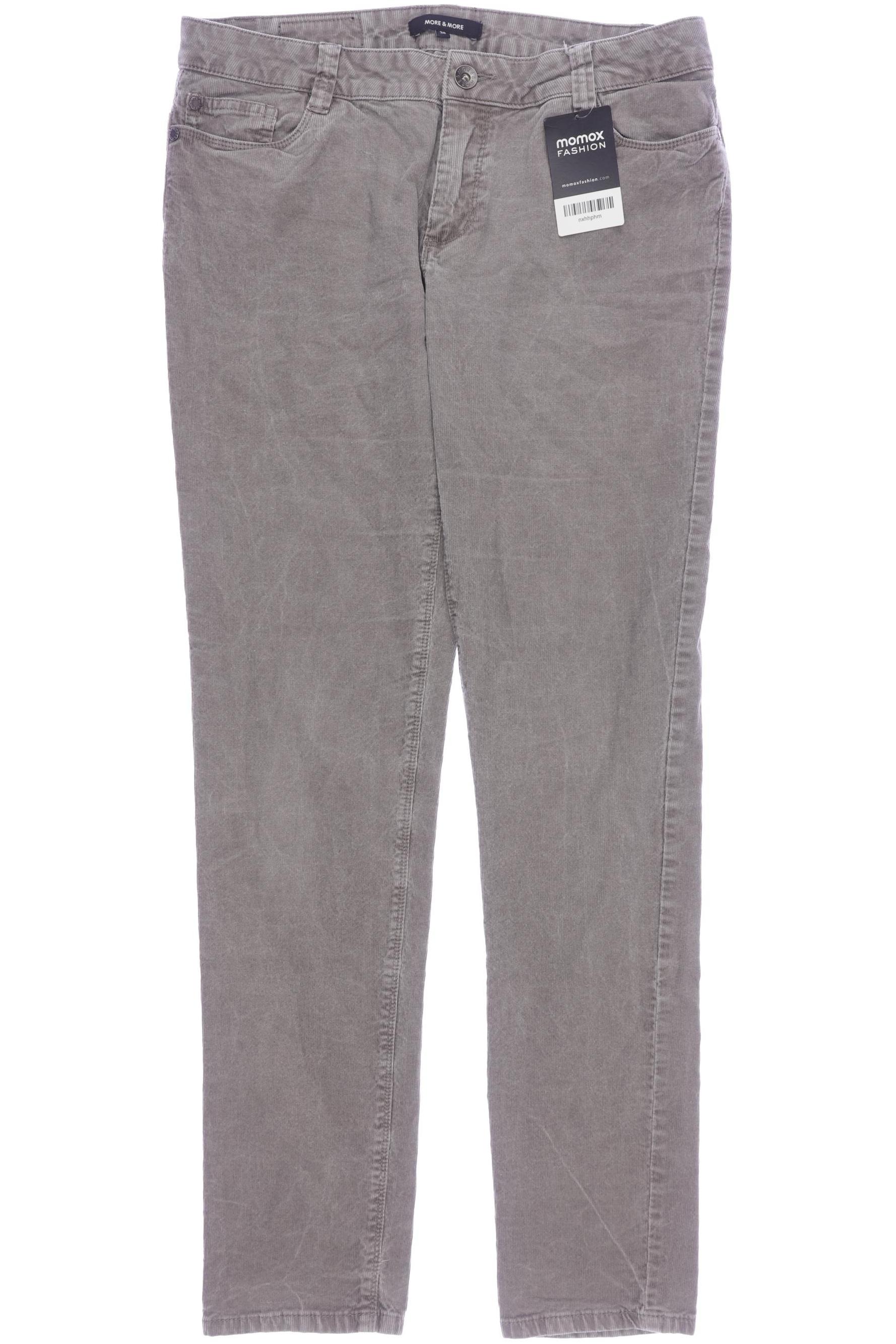 

More & More Damen Stoffhose, grau, Gr. 38