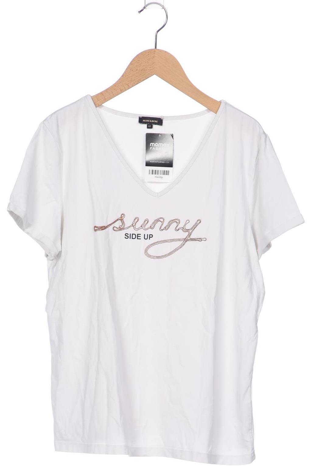 

More & More Damen T-Shirt, weiß, Gr. 42