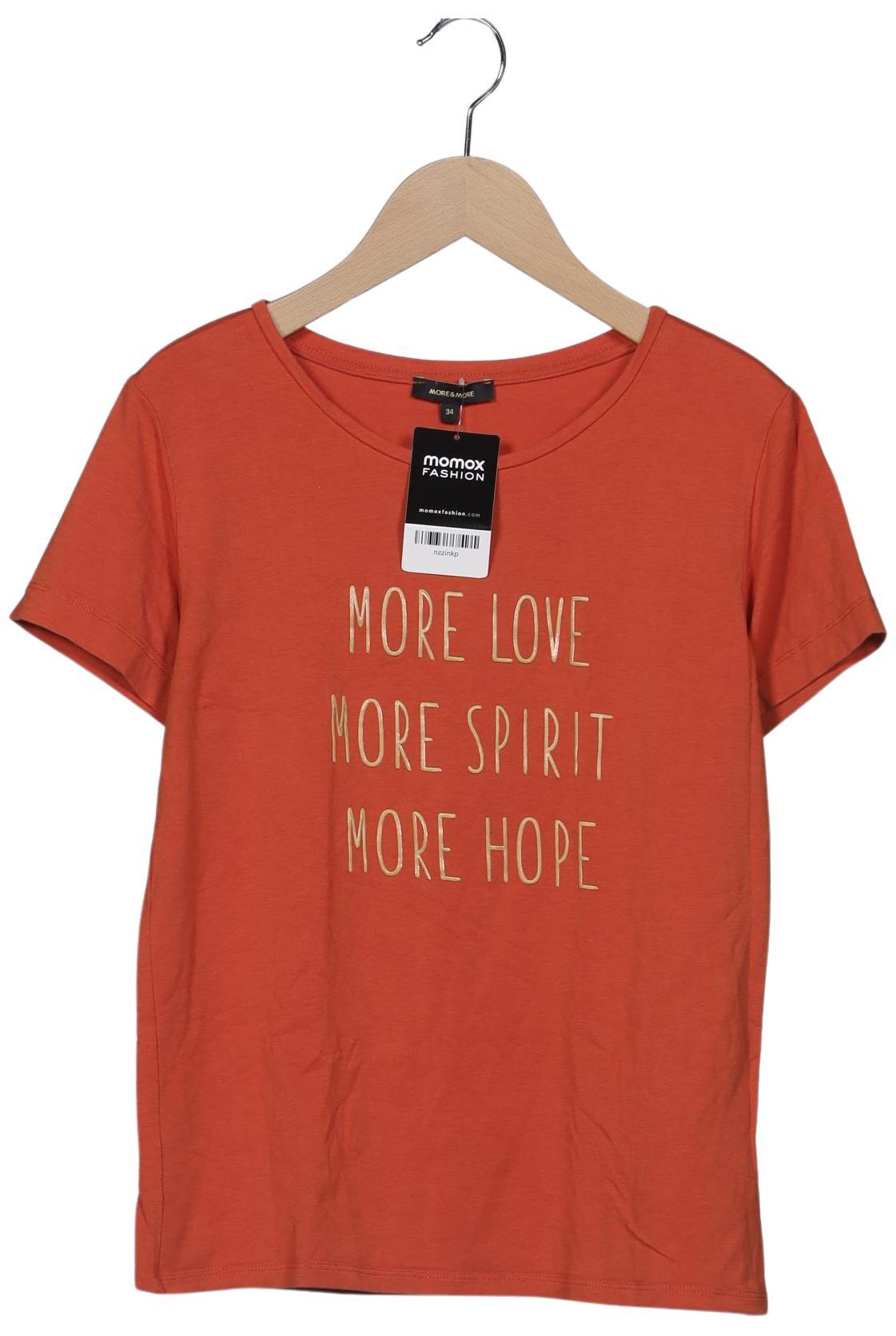 

More & More Damen T-Shirt, orange, Gr. 34