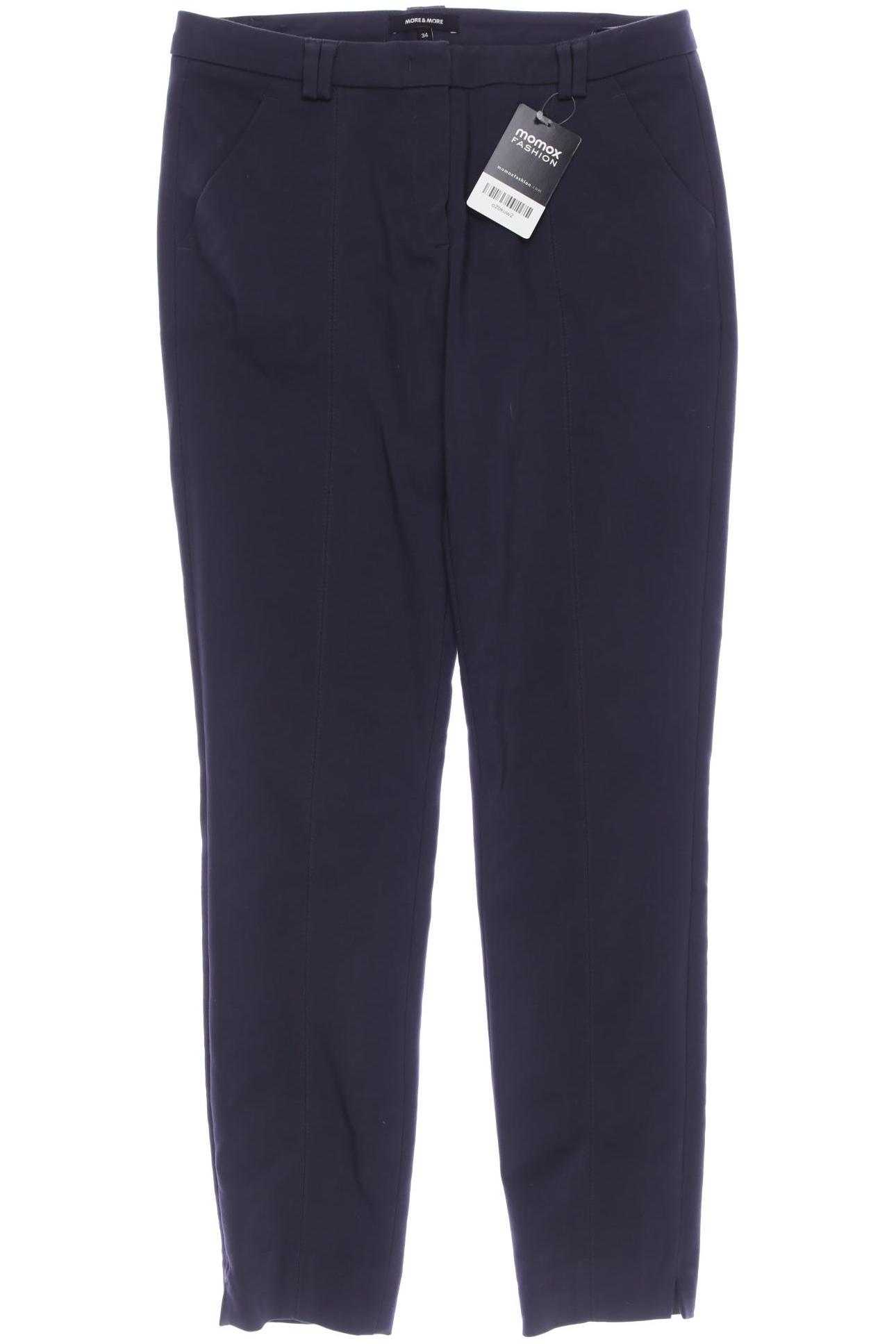 

More & More Damen Stoffhose, marineblau, Gr. 34