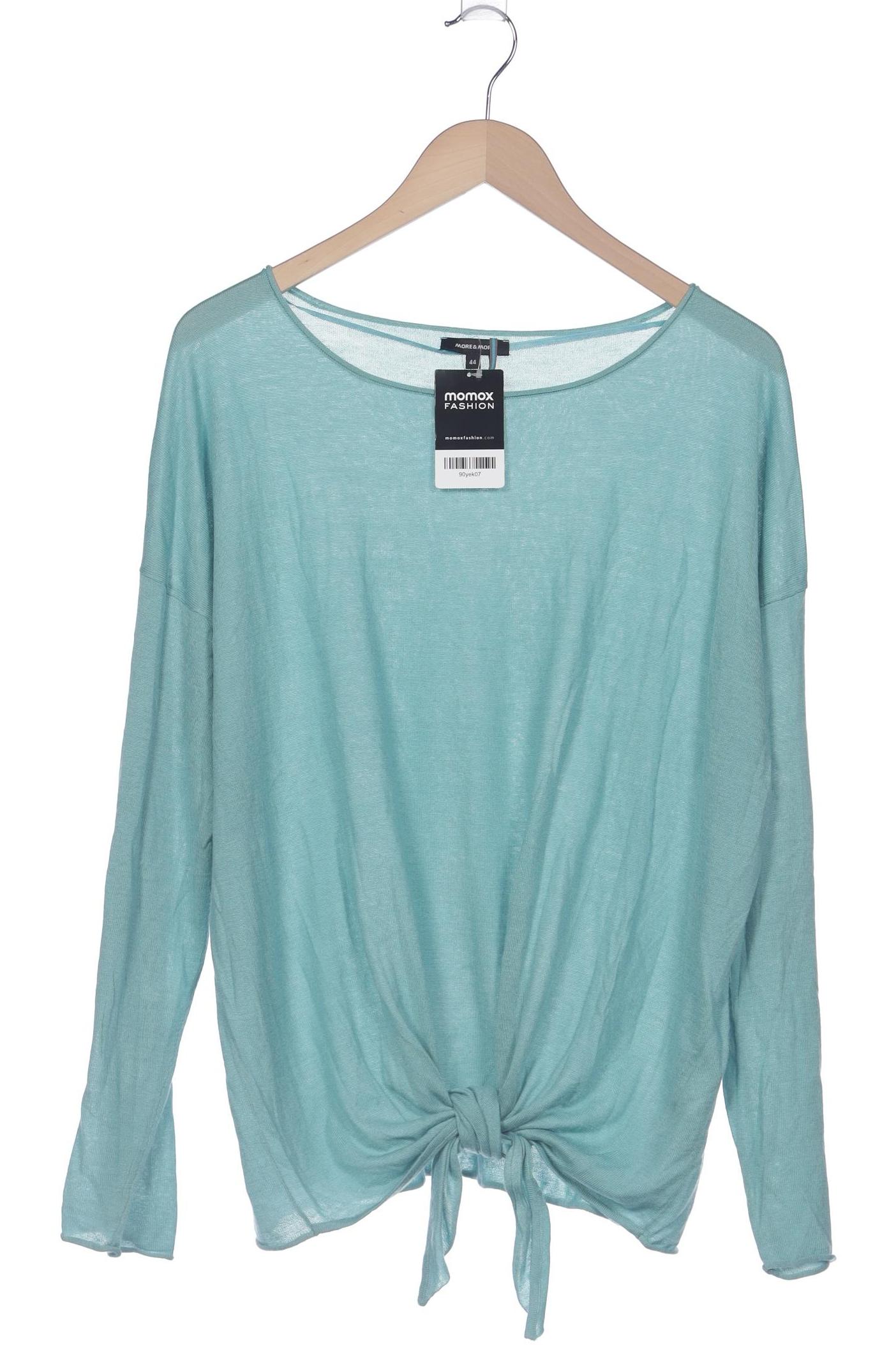 

More & More Damen Langarmshirt, türkis, Gr. 44