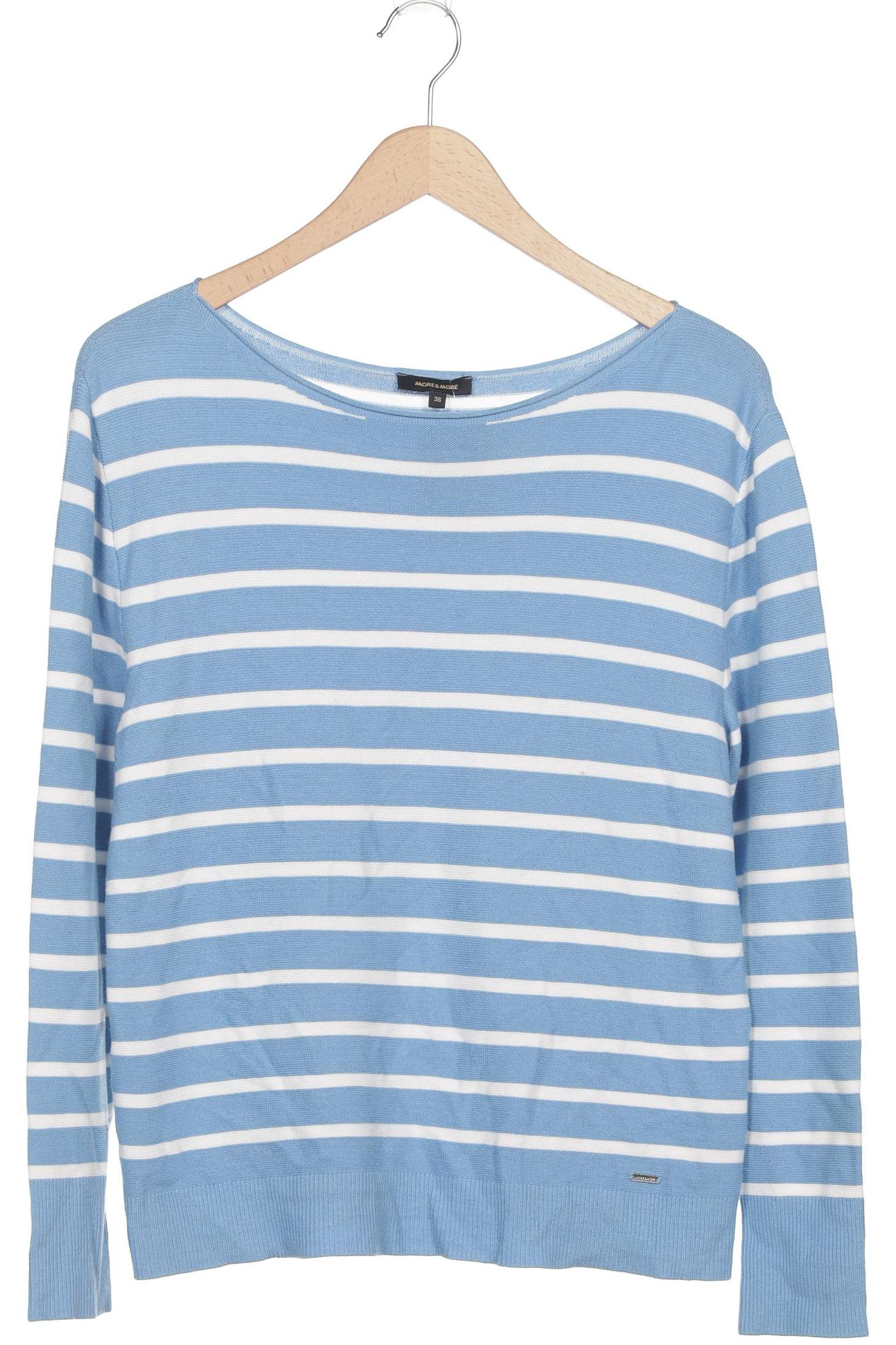

More & More Damen Pullover, blau, Gr. 36