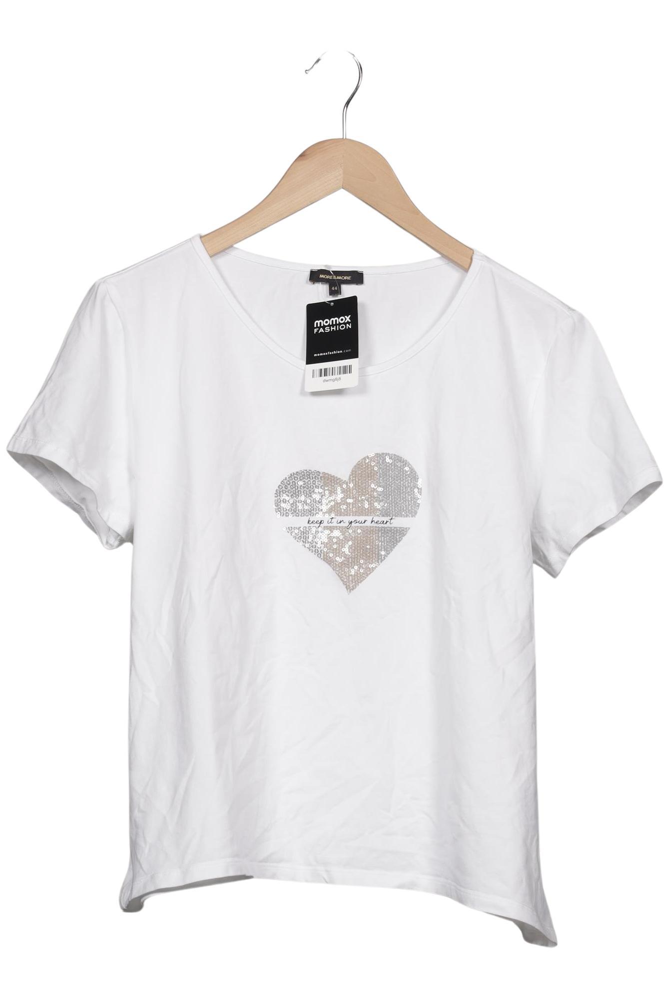 

More & More Damen T-Shirt, weiß, Gr. 44
