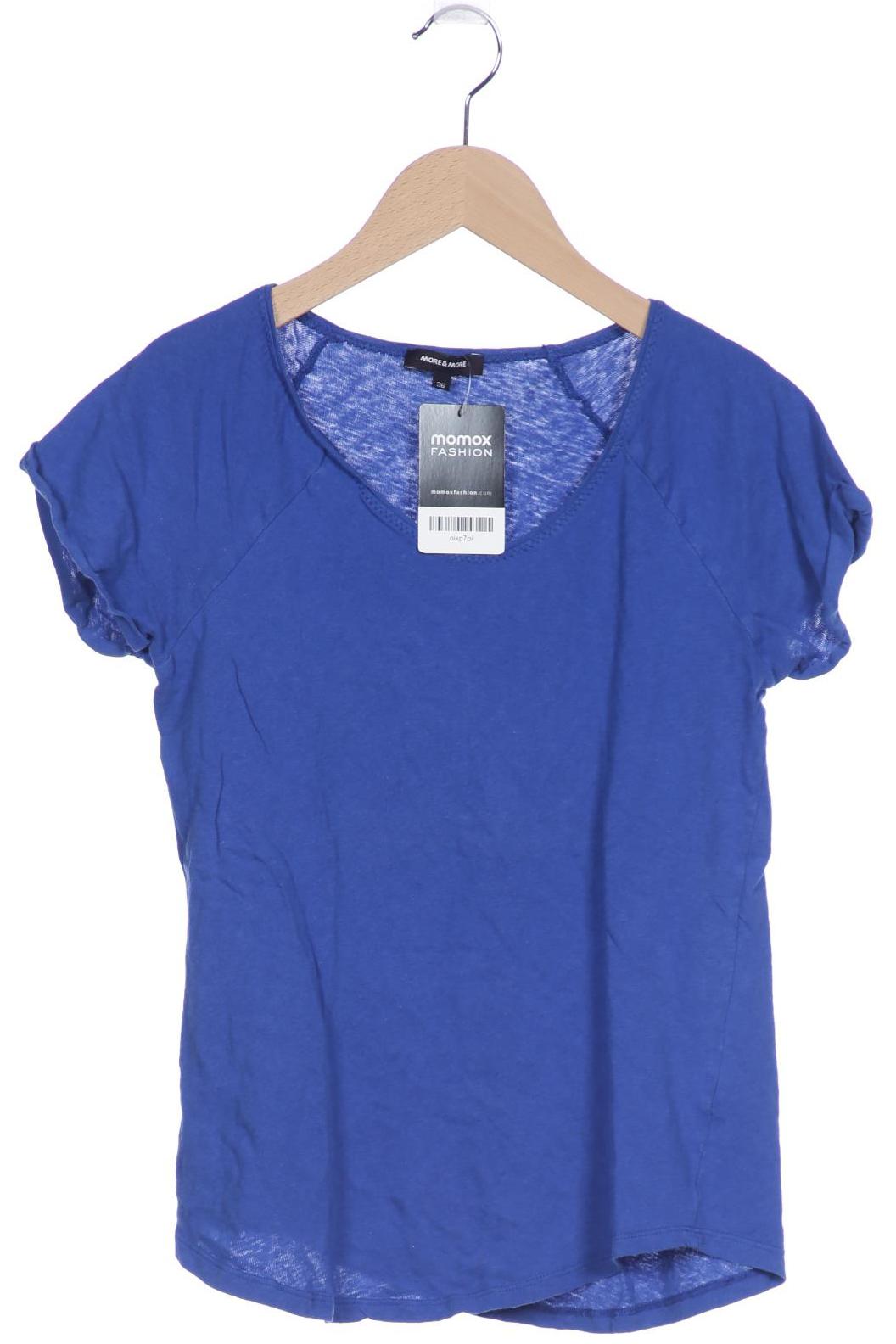 

More & More Damen T-Shirt, blau, Gr. 36
