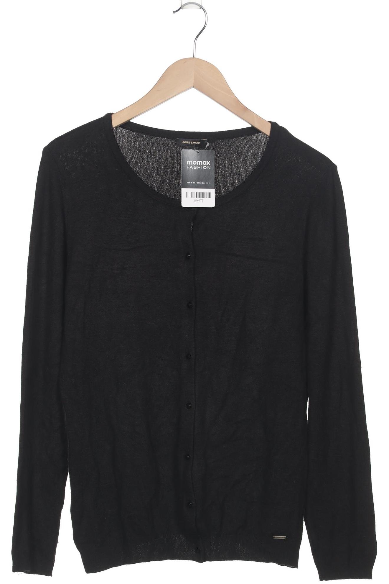 

More & More Damen Strickjacke, schwarz, Gr. 38