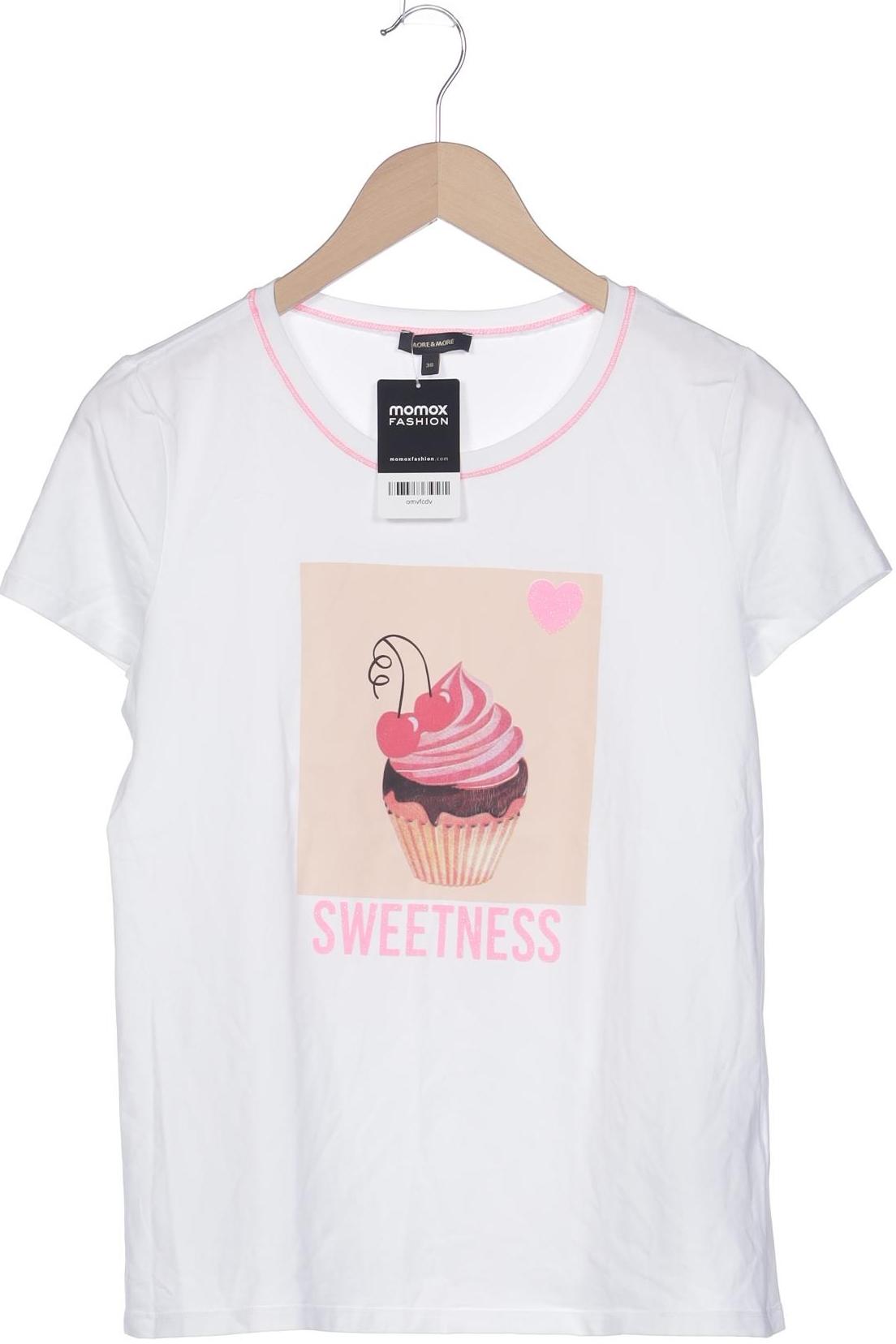 

More & More Damen T-Shirt, weiß, Gr. 36