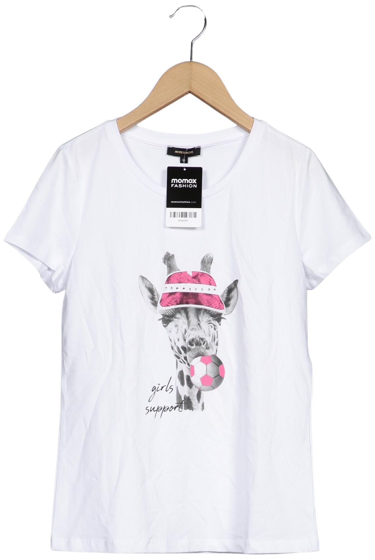 

More & More Damen T-Shirt, weiß, Gr. 34