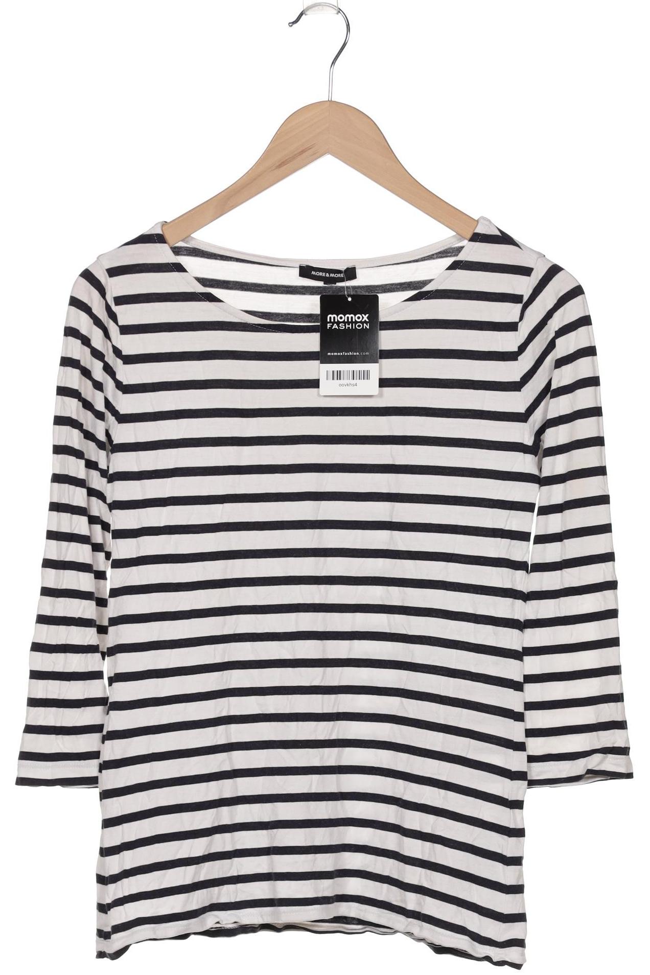 

More & More Damen Langarmshirt, weiß, Gr. 38