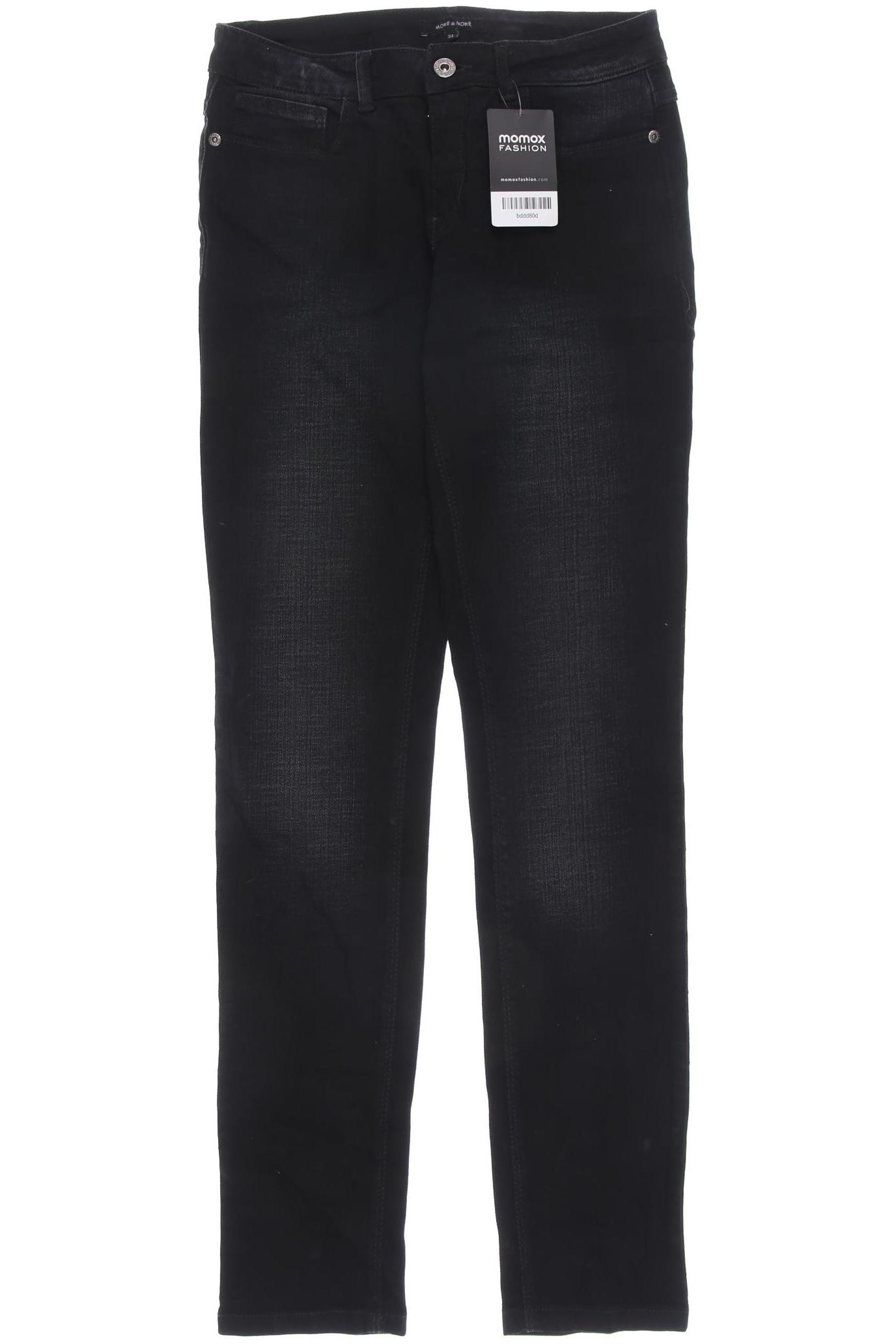 

More & More Damen Jeans, schwarz