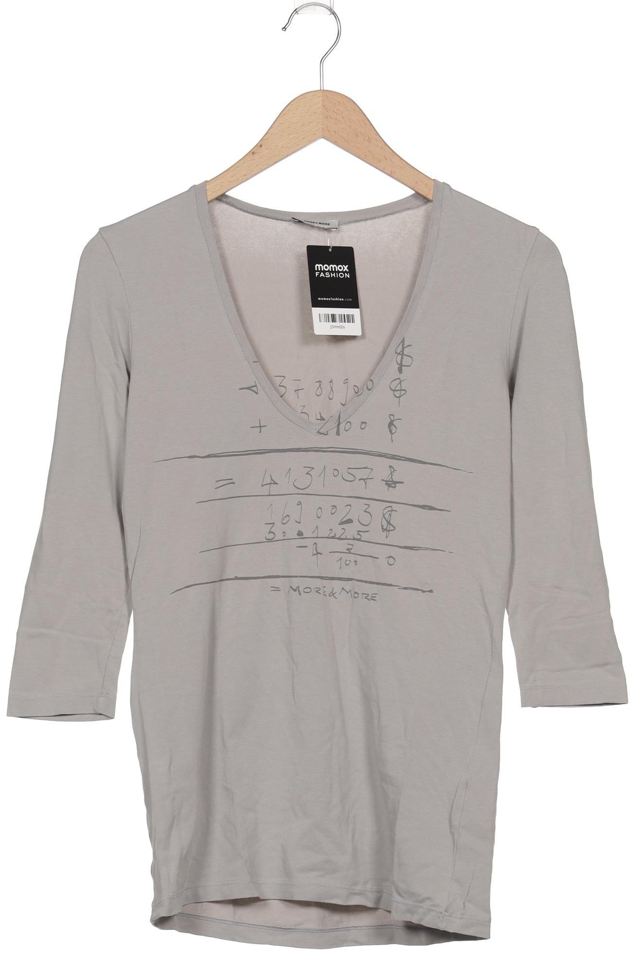 

More & More Damen Langarmshirt, grau, Gr. 38