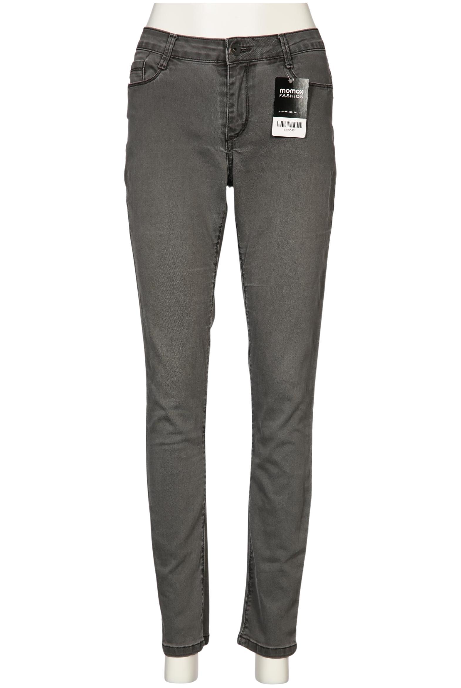

More & More Damen Jeans, grau, Gr. 38