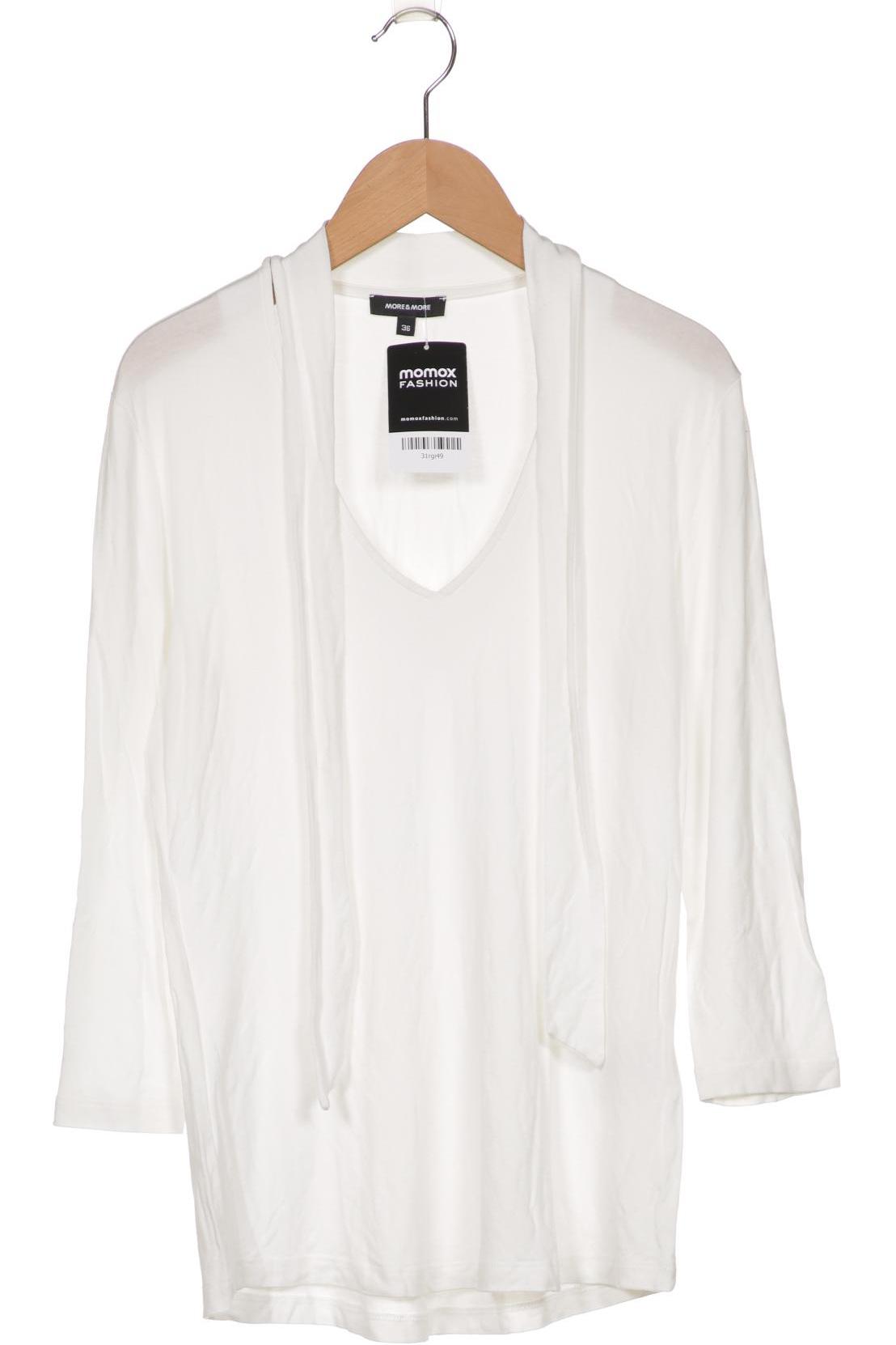 

More & More Damen Langarmshirt, weiß