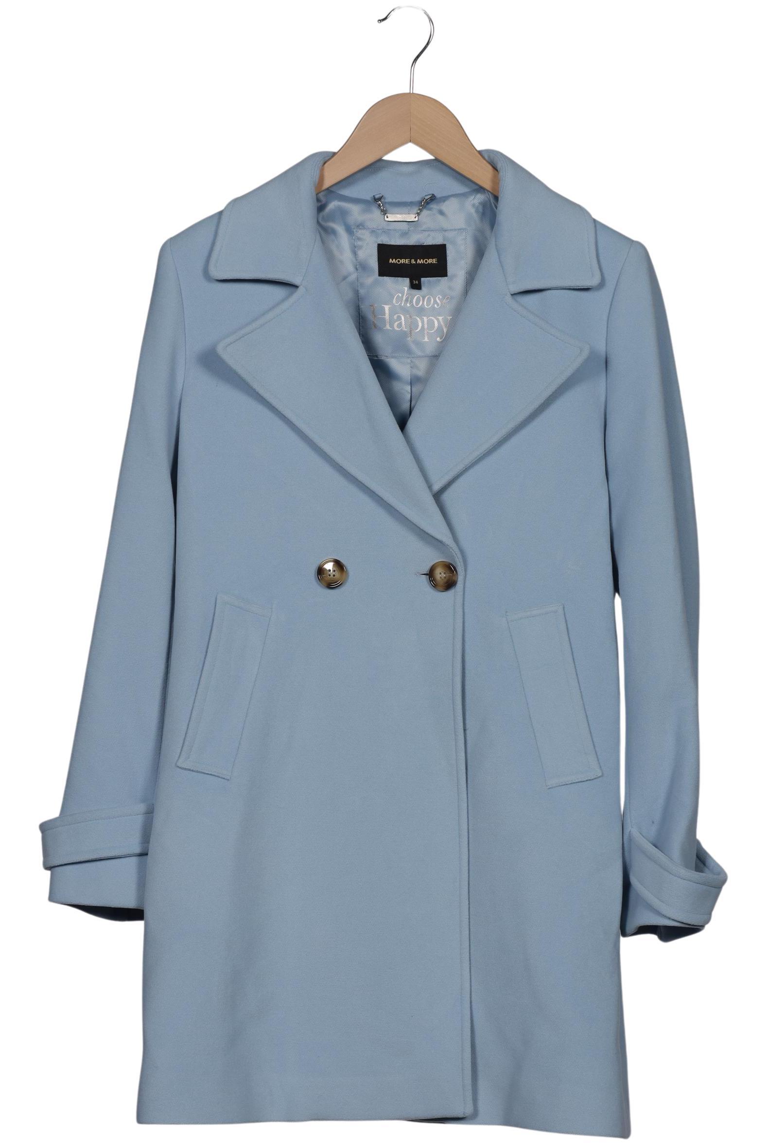 

More & More Damen Mantel, hellblau, Gr. 34