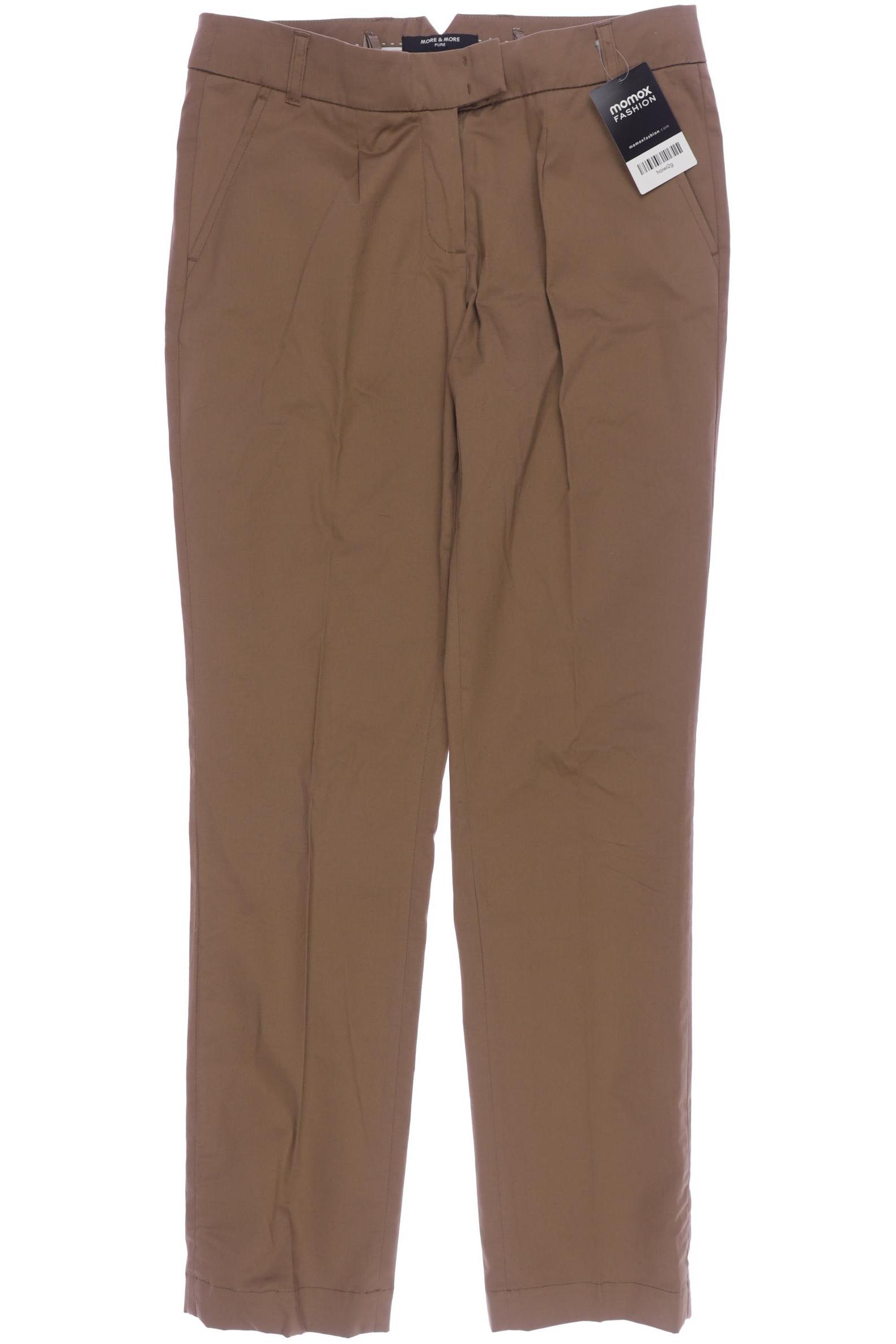 

More & More Damen Stoffhose, braun, Gr. 36