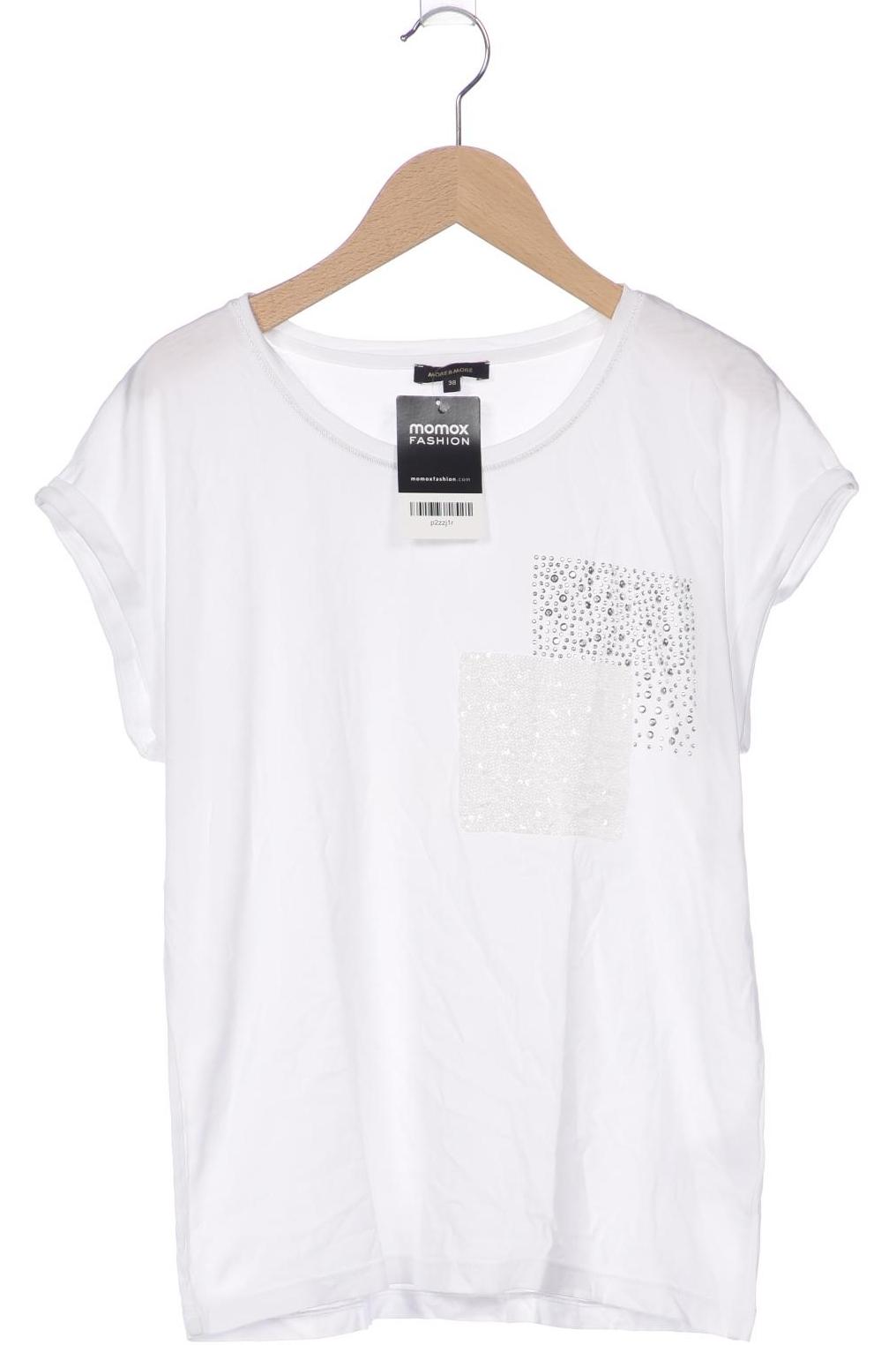 

More & More Damen T-Shirt, weiß, Gr. 38