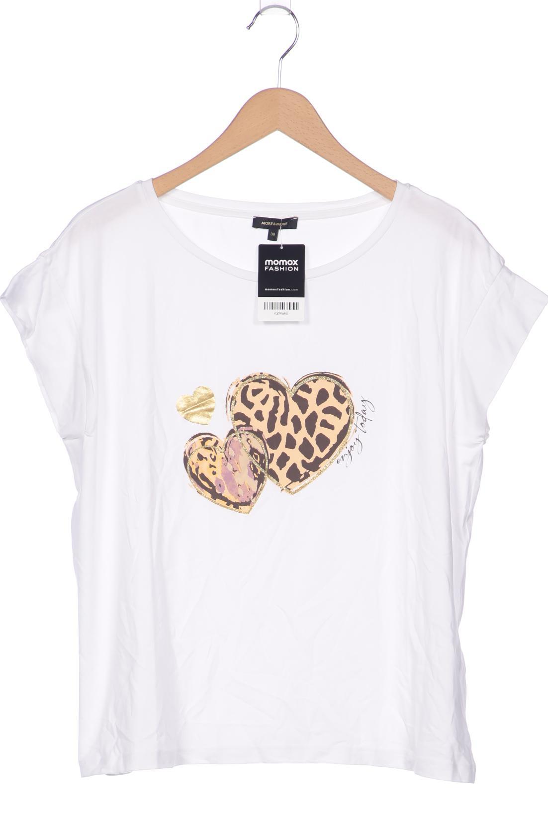 

More & More Damen T-Shirt, weiß, Gr. 38