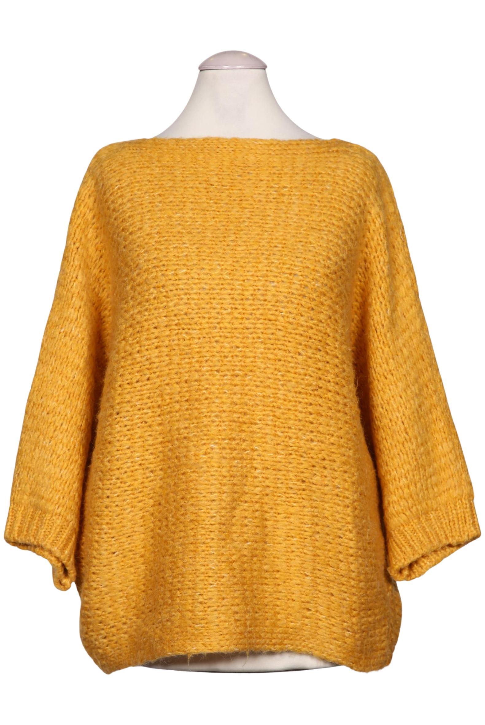 

More & More Damen Pullover, gelb, Gr. 34